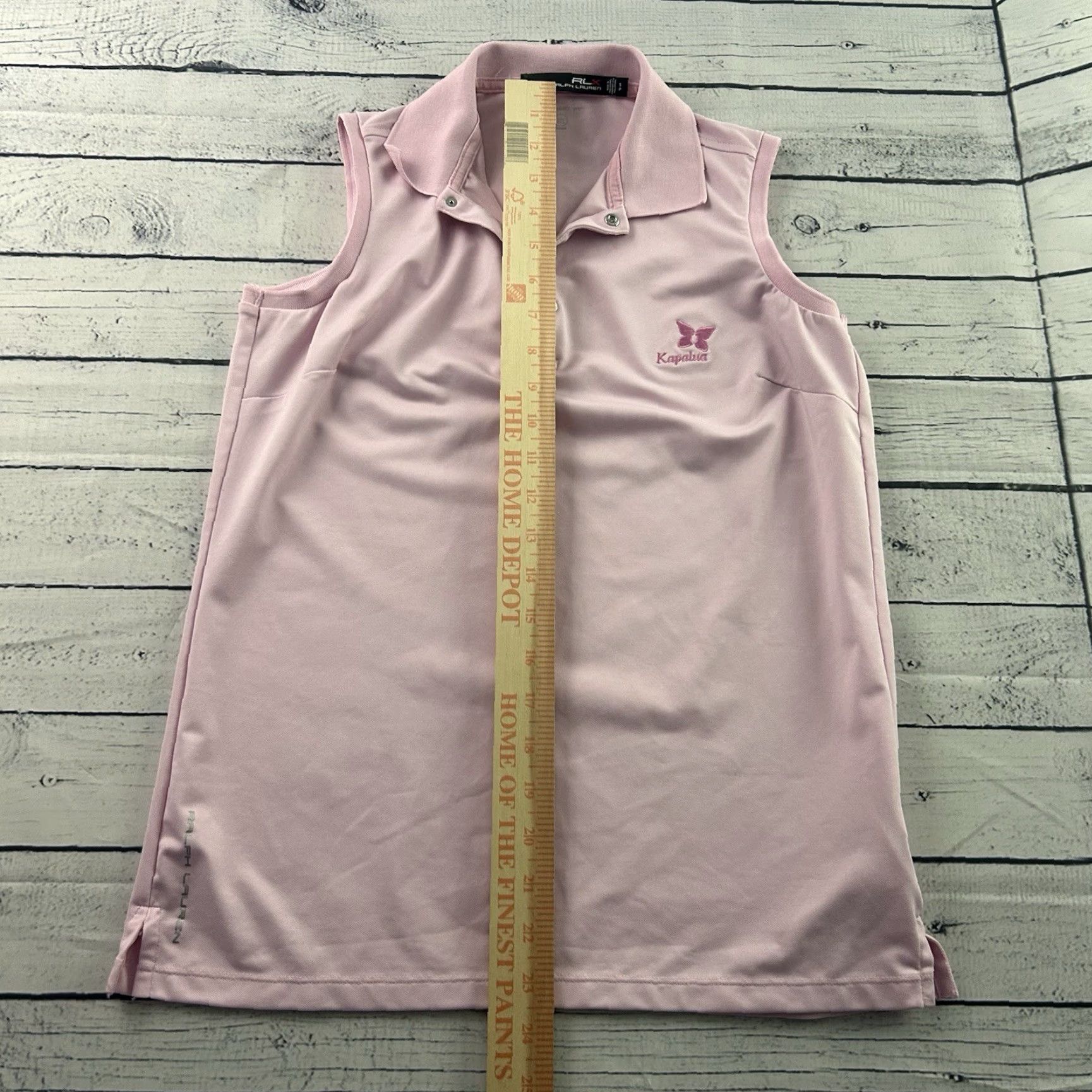 Ralph Lauren Ralph Lauren RLX Kapalua Sleeveless Golf Polo Shirt Women's Small Pink Size S / US 4 / IT 40 - 4 Thumbnail