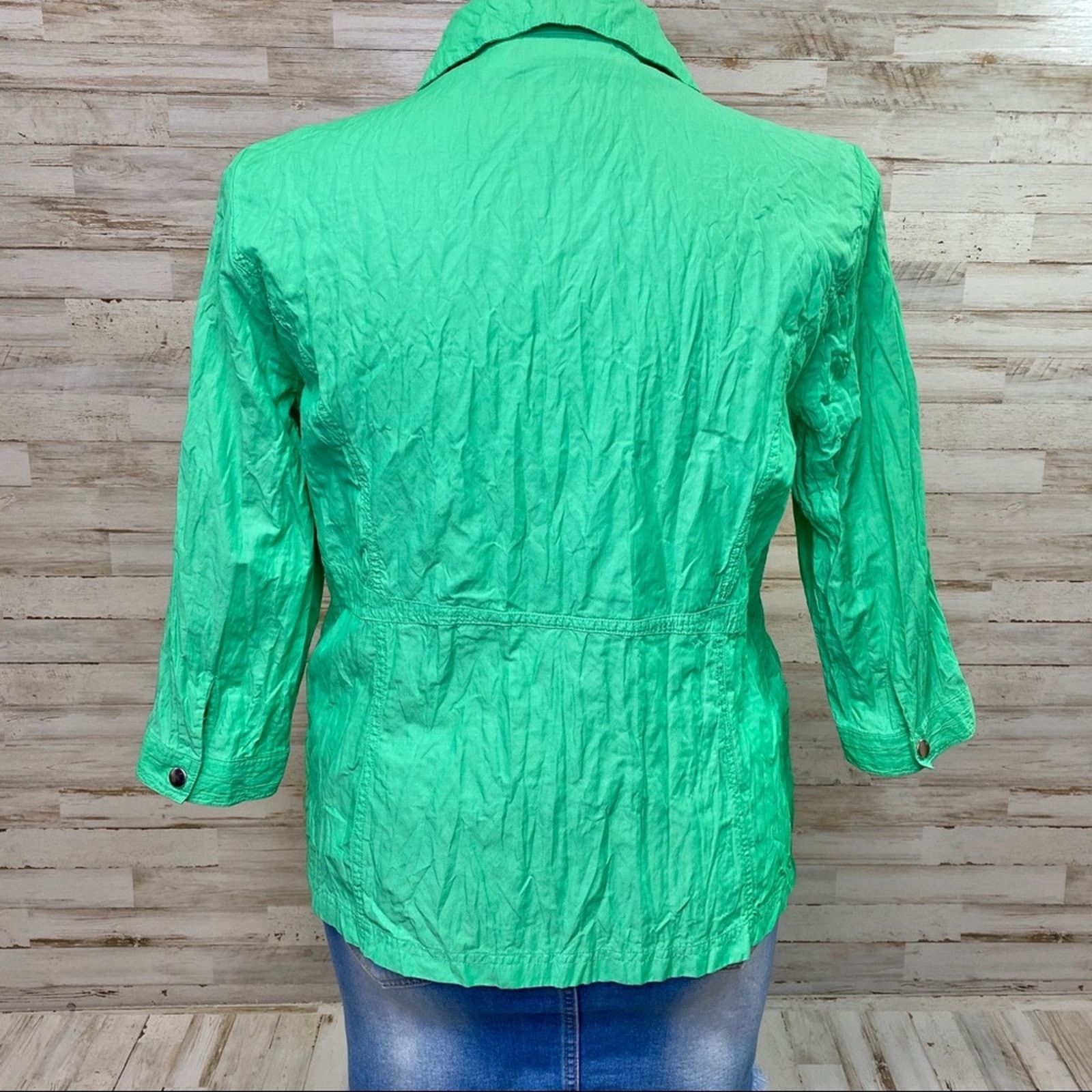Chicos Zenergy by Chico’s Hayden Crinkle Jacket Size Chico's 2 or L Size L / US 10 / IT 46 - 9 Thumbnail