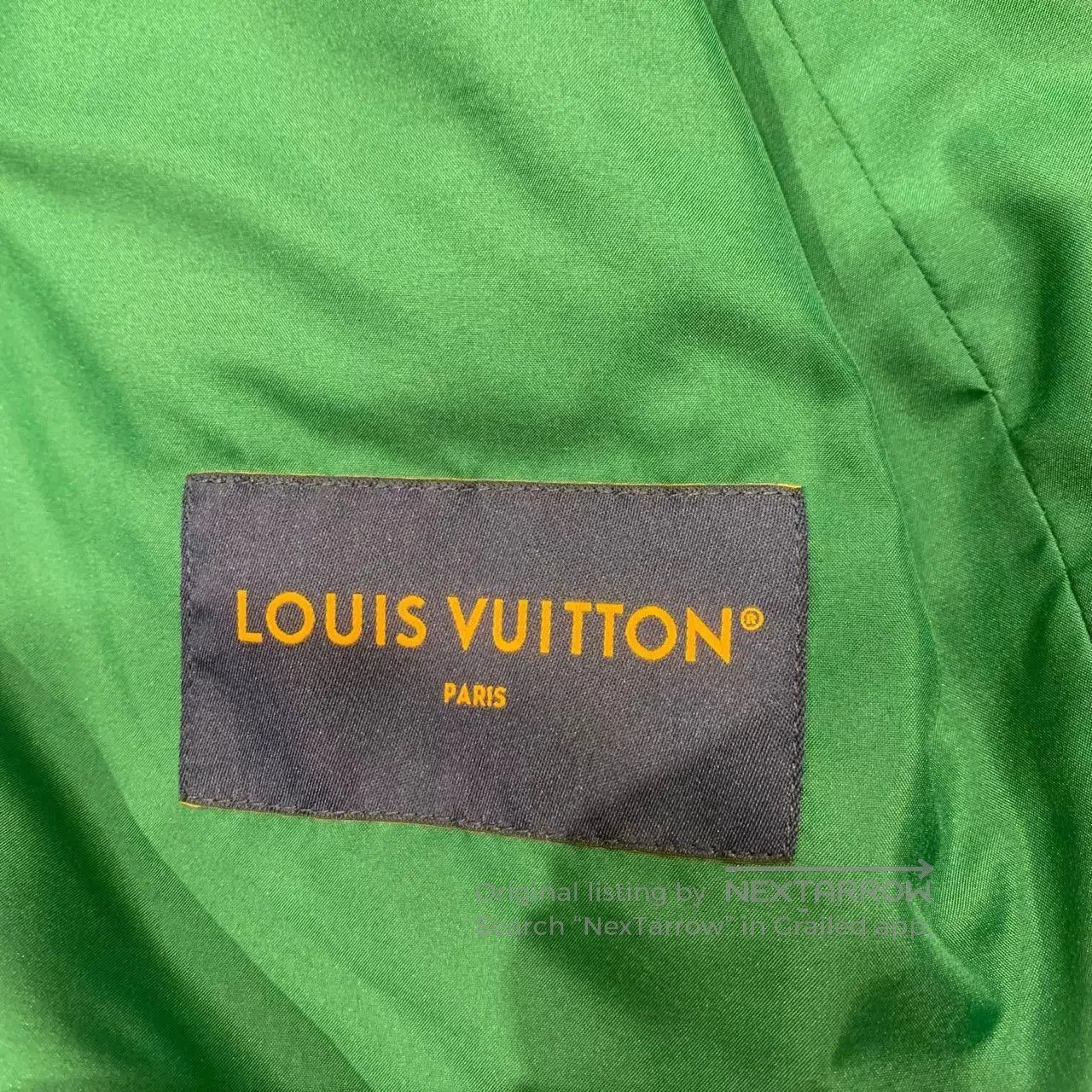 Louis Vuitton LV Green Three-Flower Embroidery Jacket. Size US M / EU 48-50 / 2 - 6 Thumbnail