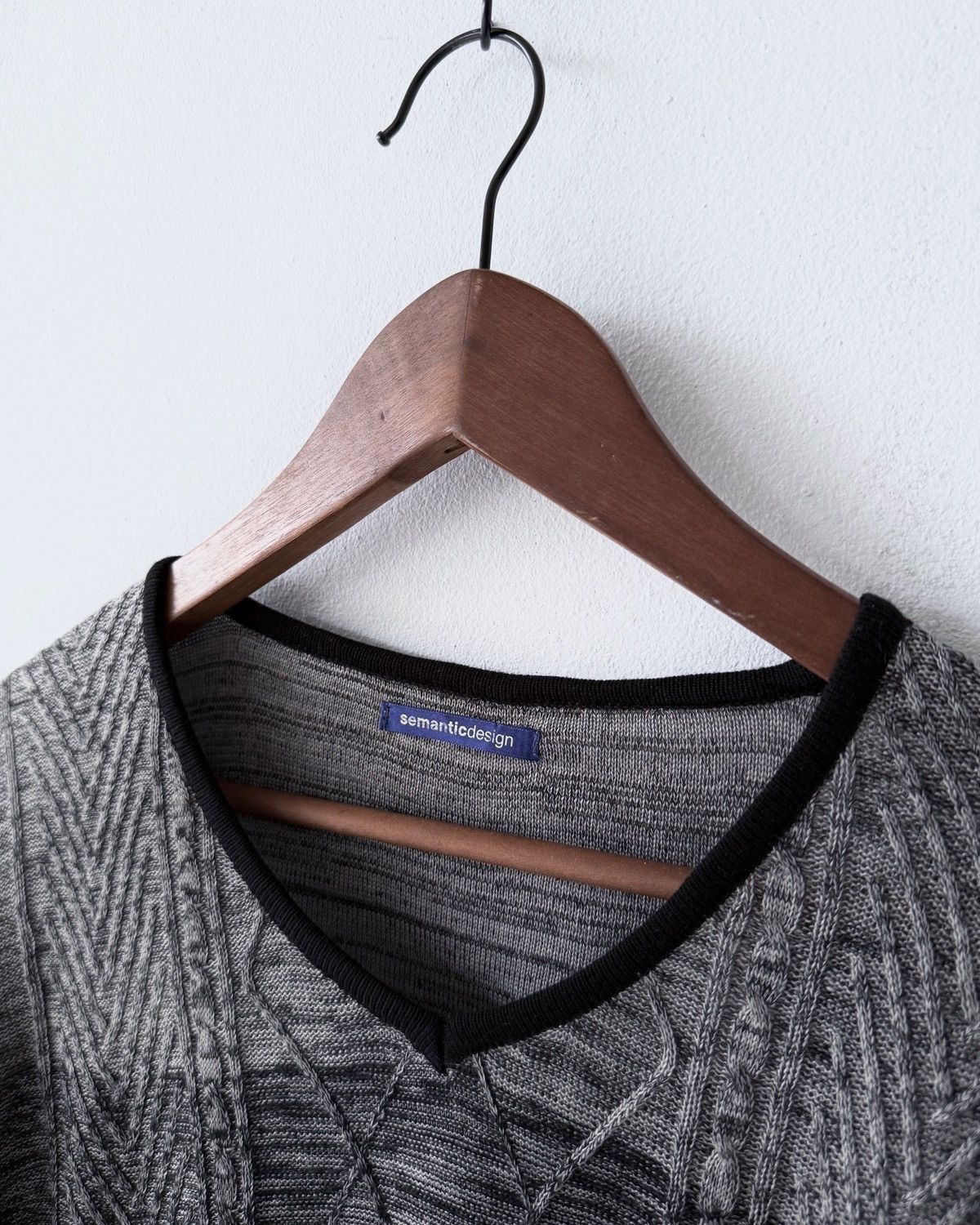 semanticdesign SEMANTICDESIGN GRUNGE ROCK KNIT SWEAT SHIRT Size US L / EU 52-54 / 3 - 2 Thumbnail