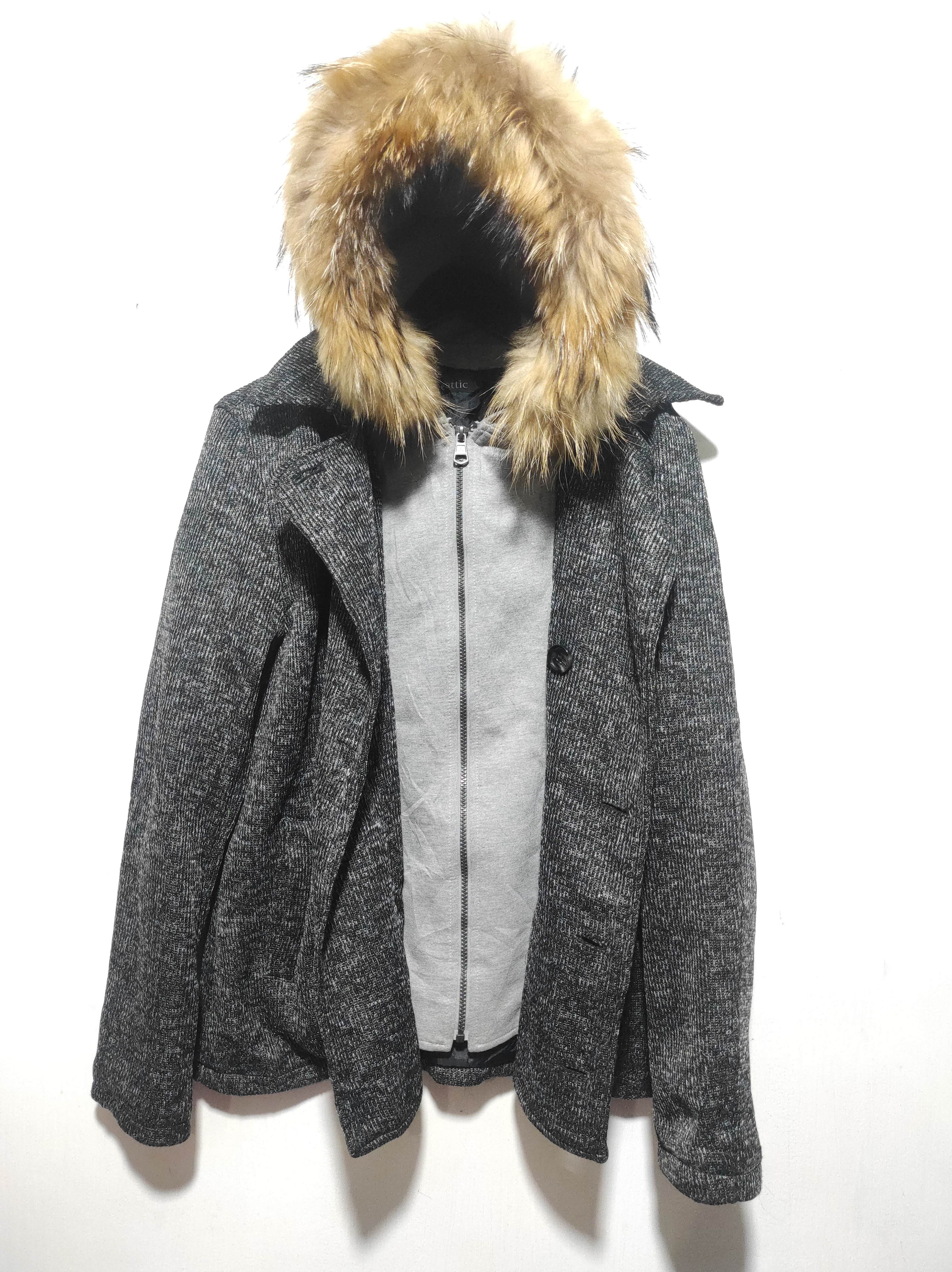 In The Attic In The Attic Double Layer Fur Hoodie Jacket i6w9 LGB style Size US M / EU 48-50 / 2 - 2 Thumbnail