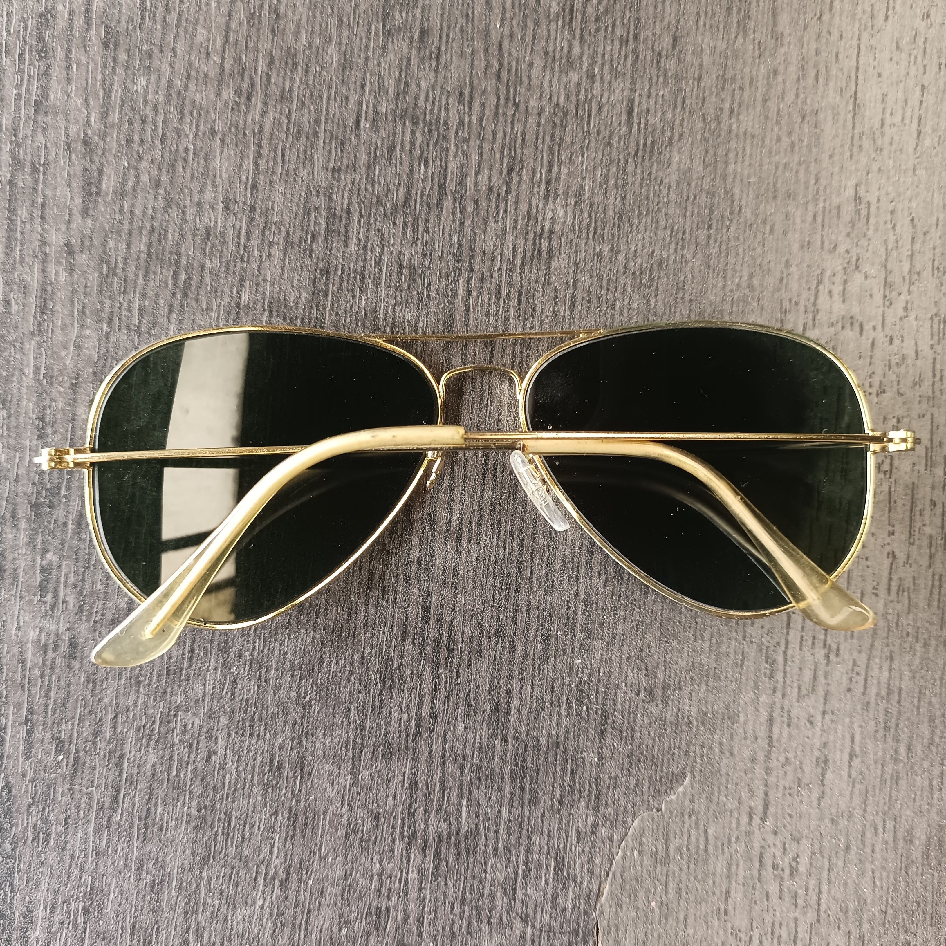 RayBan Vintage B&L RAY-BAN Aviator Gold Sunglasses Size ONE SIZE - 6 Thumbnail
