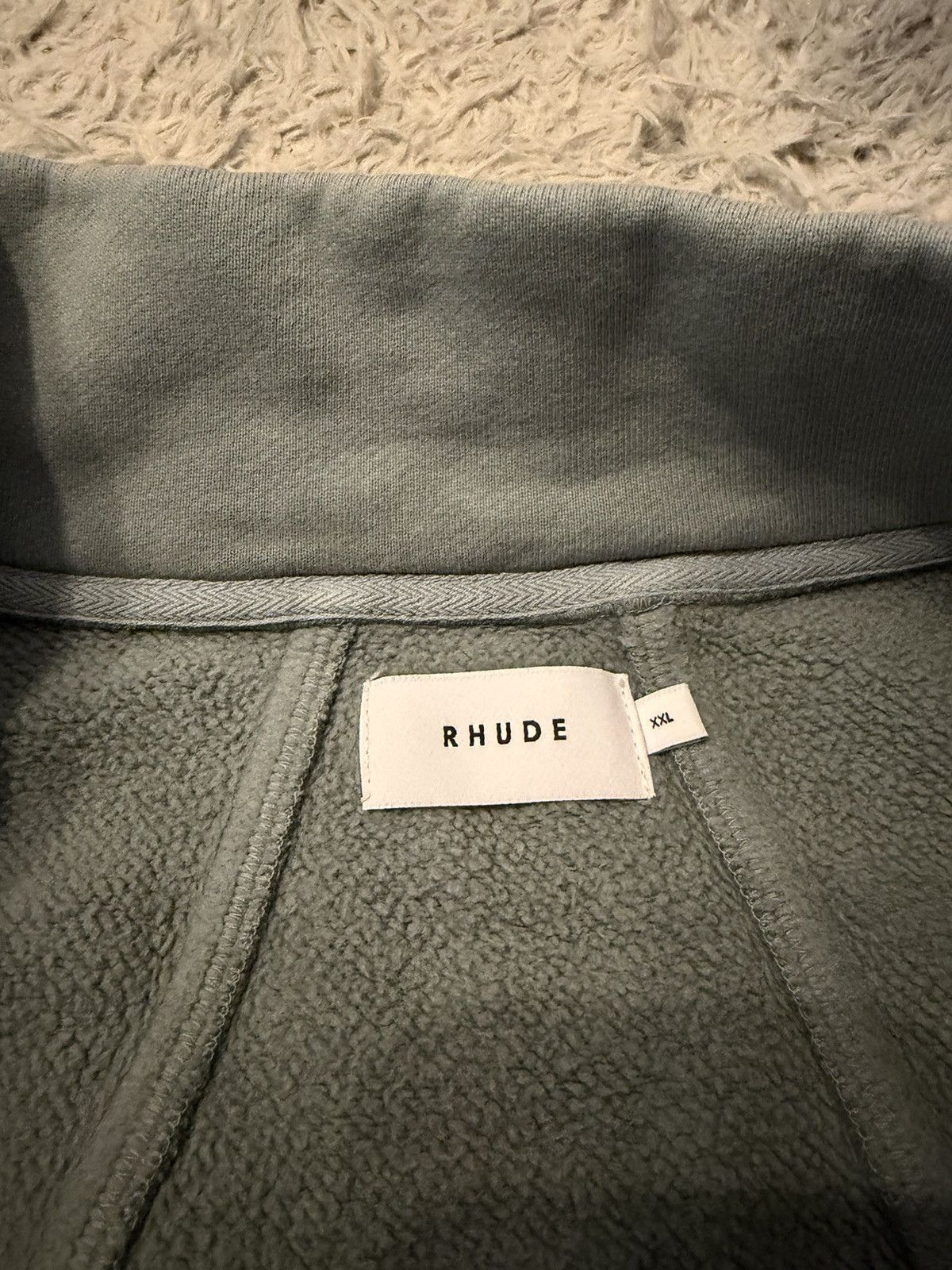 Rhude signature embroidered hoodie Size US XXL / EU 58 / 5 - 3 Thumbnail