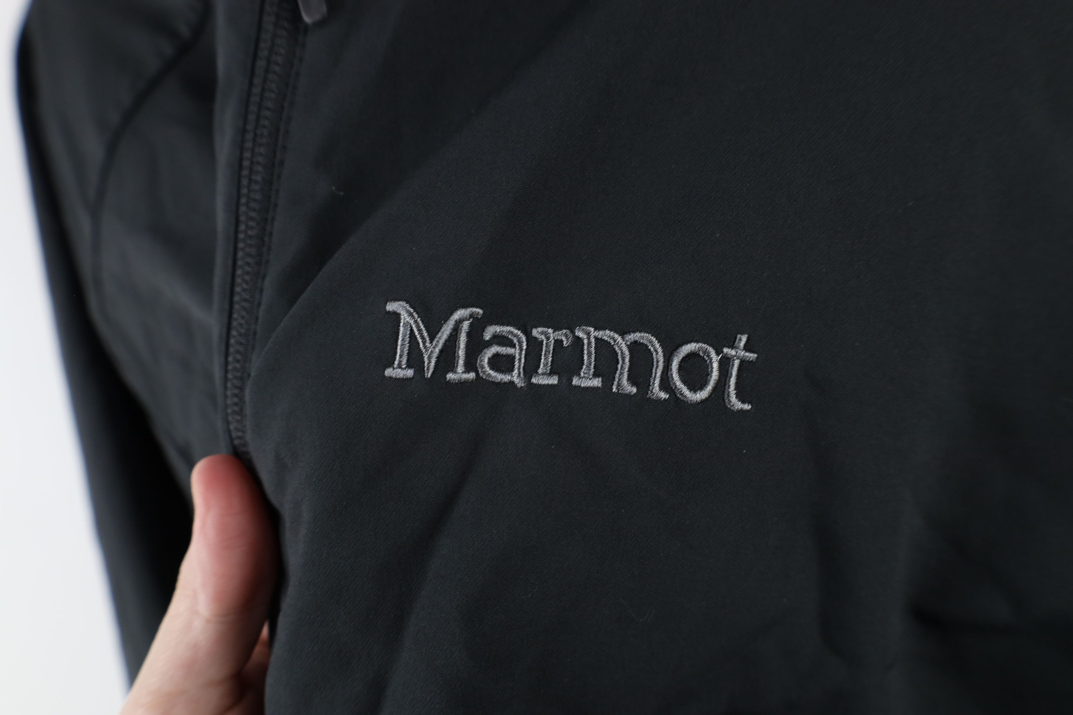 Marmot × Vintage Marmot Soft Shell Outdoor Hiking Trail Full Zip Jacket Black Size US XL / EU 56 / 4 - 6 Thumbnail