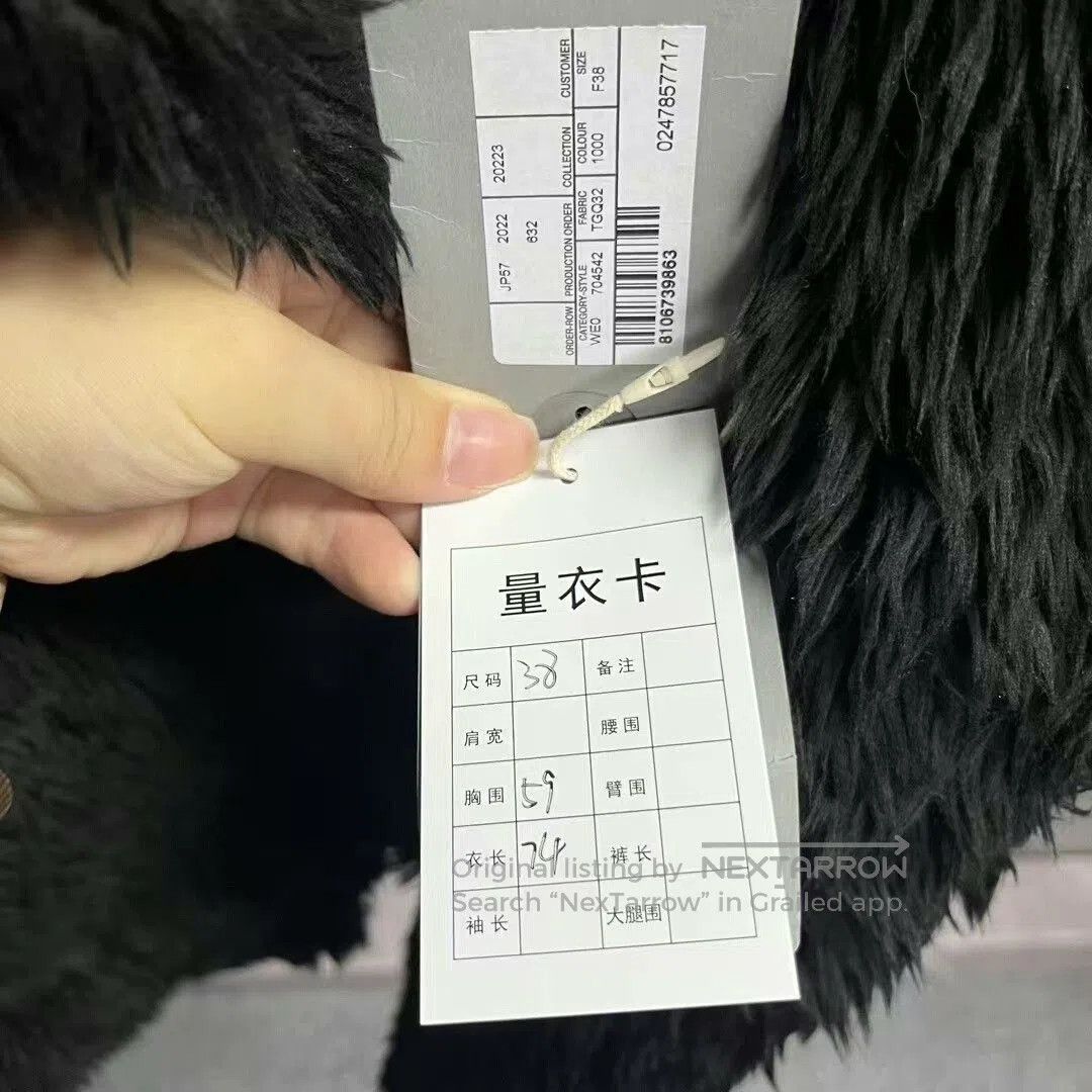 Balenciaga Balenciaga Black Fur Collar Coat. Size US S / EU 44-46 / 1 - 5 Thumbnail