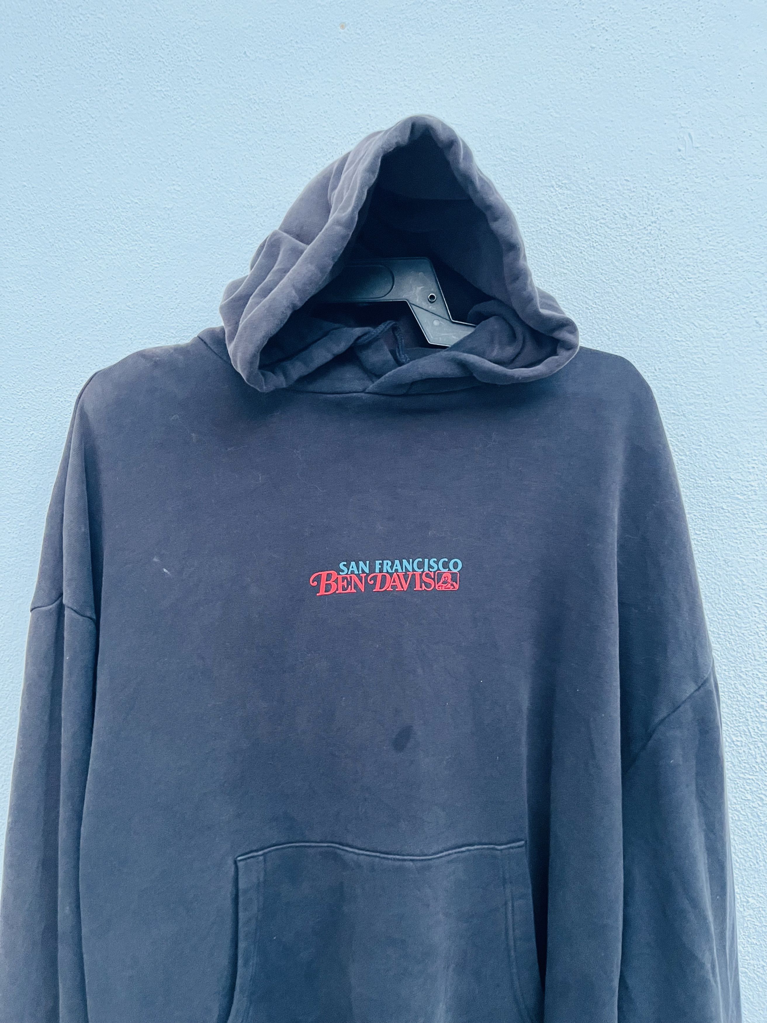 Ben Davis × Vintage Vintage Ben Davis Hip Hop Fashion Style Hoodie Size US L / EU 52-54 / 3 - 3 Thumbnail