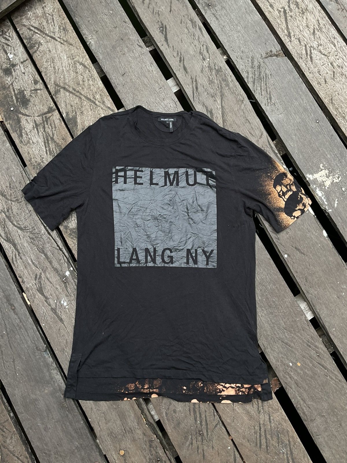 Helmut Lang Rare assymetry helmut lang acid wash skull Size US L / EU 52-54 / 3 - 1 Thumbnail