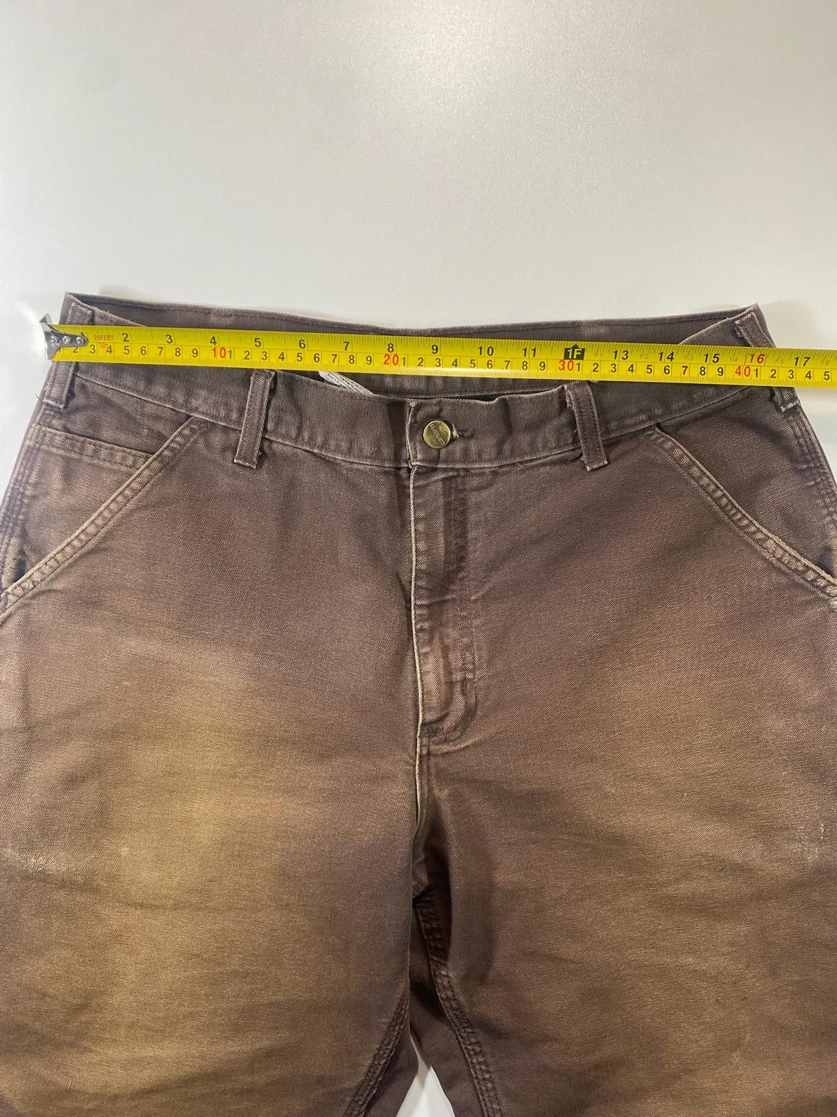 Unknown London Vintage Brown Carhartt Workwear Pants 34 Size US 34 / EU 50 - 5 Thumbnail