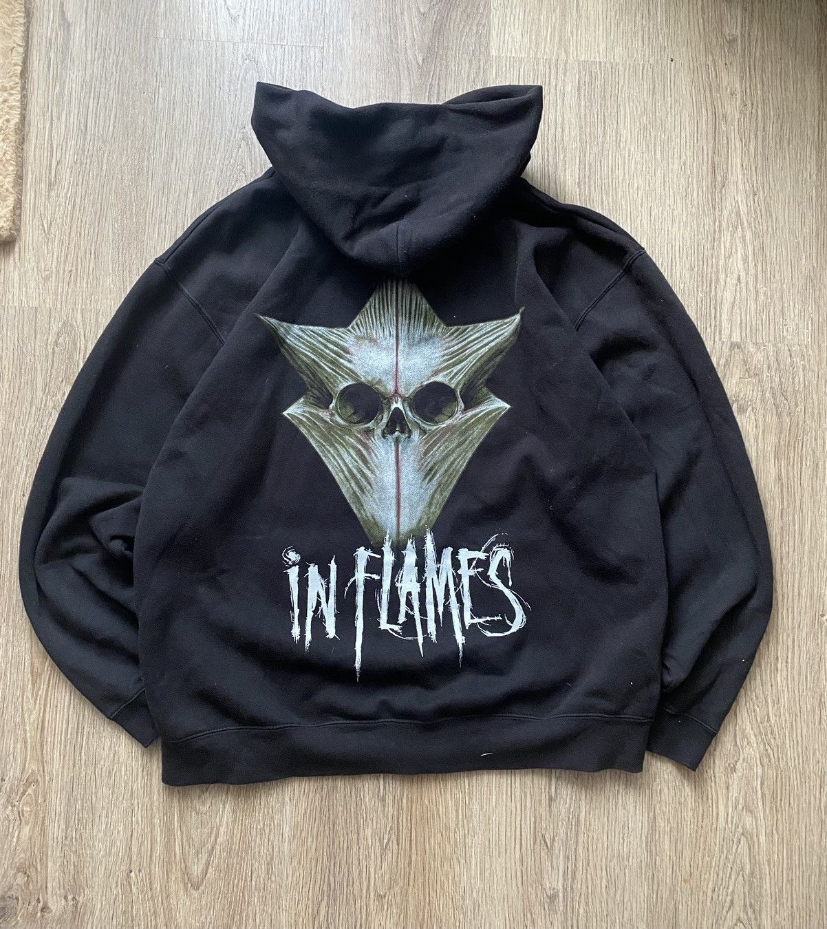 Band Tees Vintage hoodie In Flames band rock rare 2000 merch hoodie Size US XL / EU 56 / 4 - 1 Thumbnail
