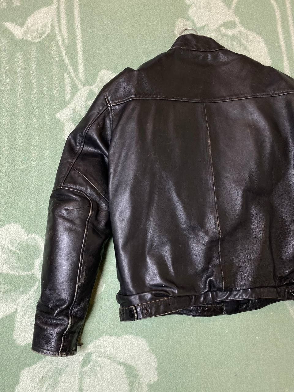 Vintage MOTO Vintage Black Leather Jacket REV'IT! Streetwear Size US XL / EU 56 / 4 - 22 Thumbnail