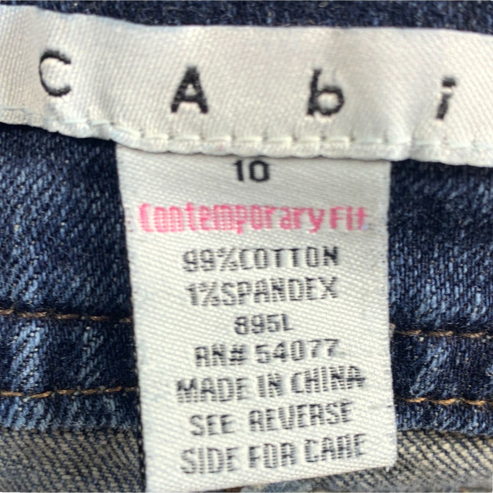 Cabi Jeans Women 32x29 Bootcut Denim Stretch Medium Blue  display picture 1