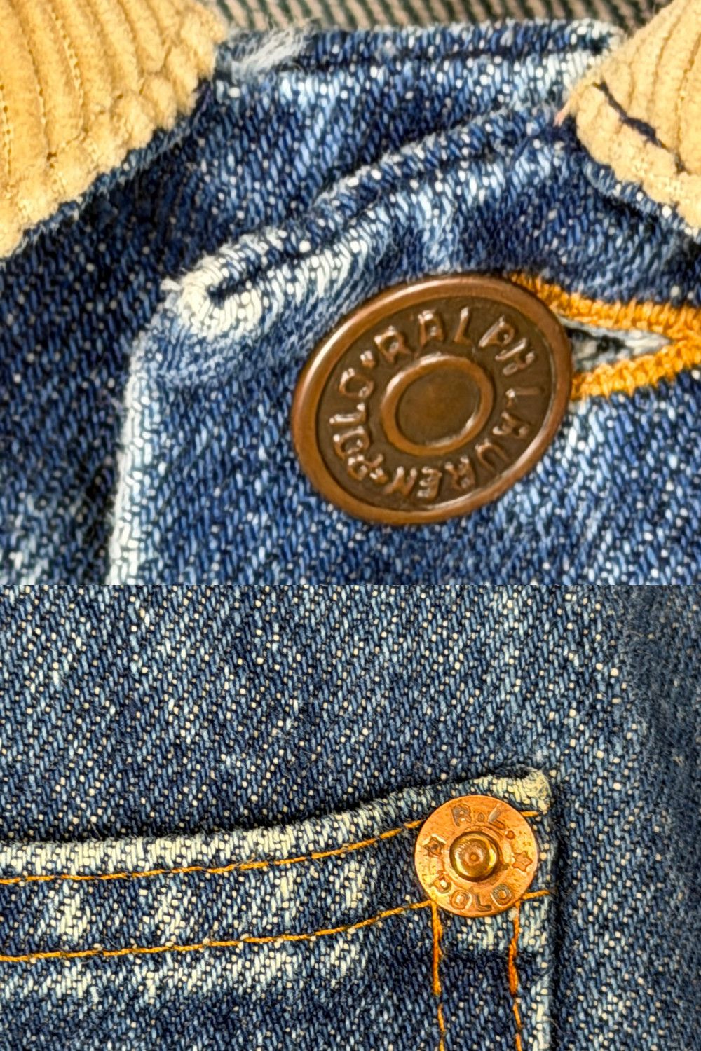 Polo Ralph Lauren 90s PRL Western Denim Jacket Cowboy Workwear Size US L / EU 52-54 / 3 - 7 Thumbnail