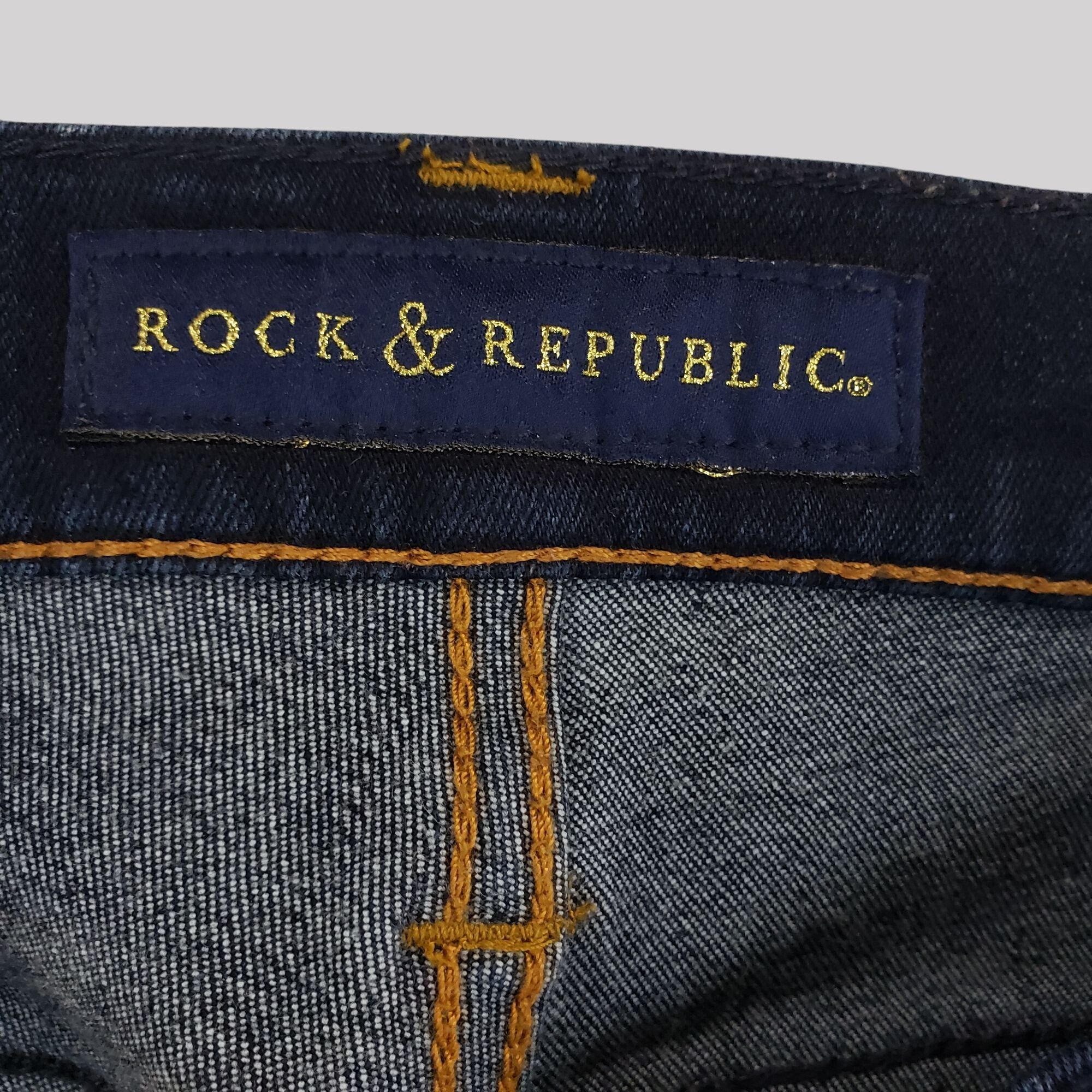 Rock & Republic Rock & Republic Berlin Skinny Mid-Rise Womens Jeans Size 6 Size 28" / US 6 / IT 42 - 8 Thumbnail