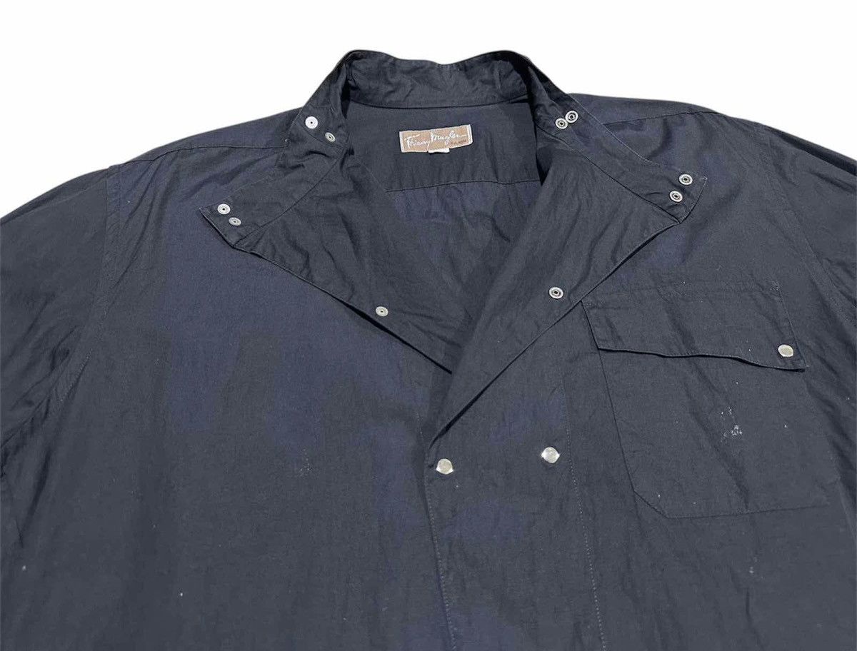 Thierry Mugler Archived 80s Thierry Mugler Double Breast Snap Button Shirt Size US XL / EU 56 / 4 - 3 Thumbnail