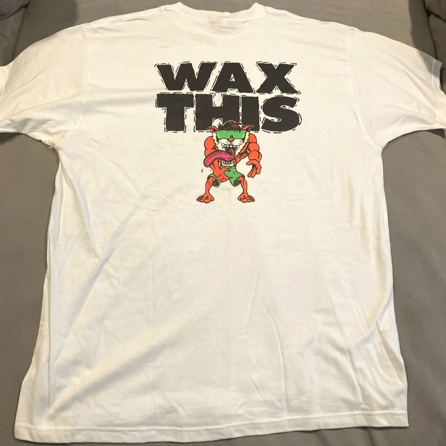 Fruit Of The Loom Outrageous WAX THIS Surfing Double Sided T Shirt Men's XL RARE NWOT Size US XL / EU 56 / 4 - 5 Thumbnail