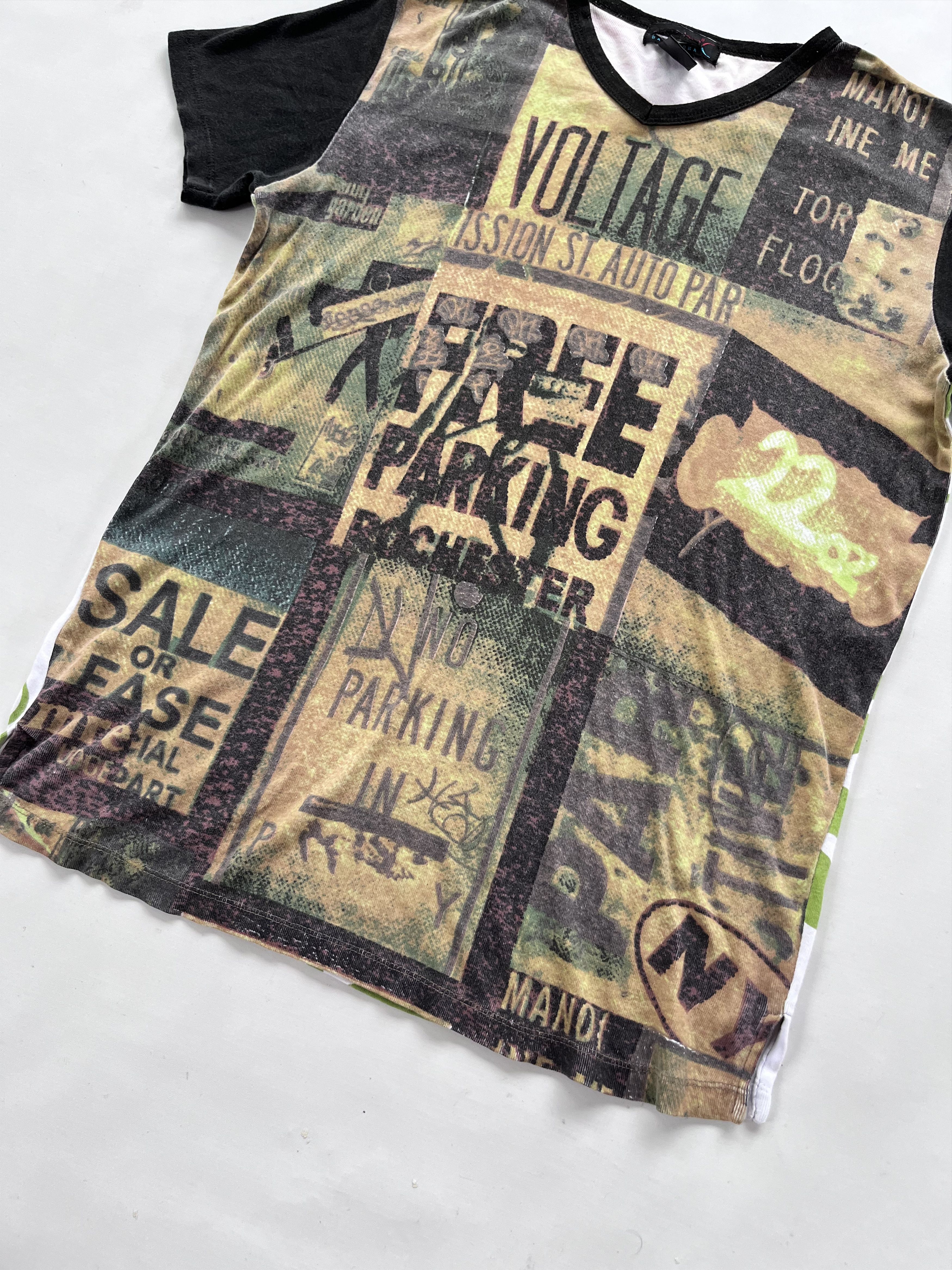 Custo Barcelona 🔥 Rare Custo Barcelona warning sign full print vintage jpg Size US M / EU 48-50 / 2 - 2 Thumbnail