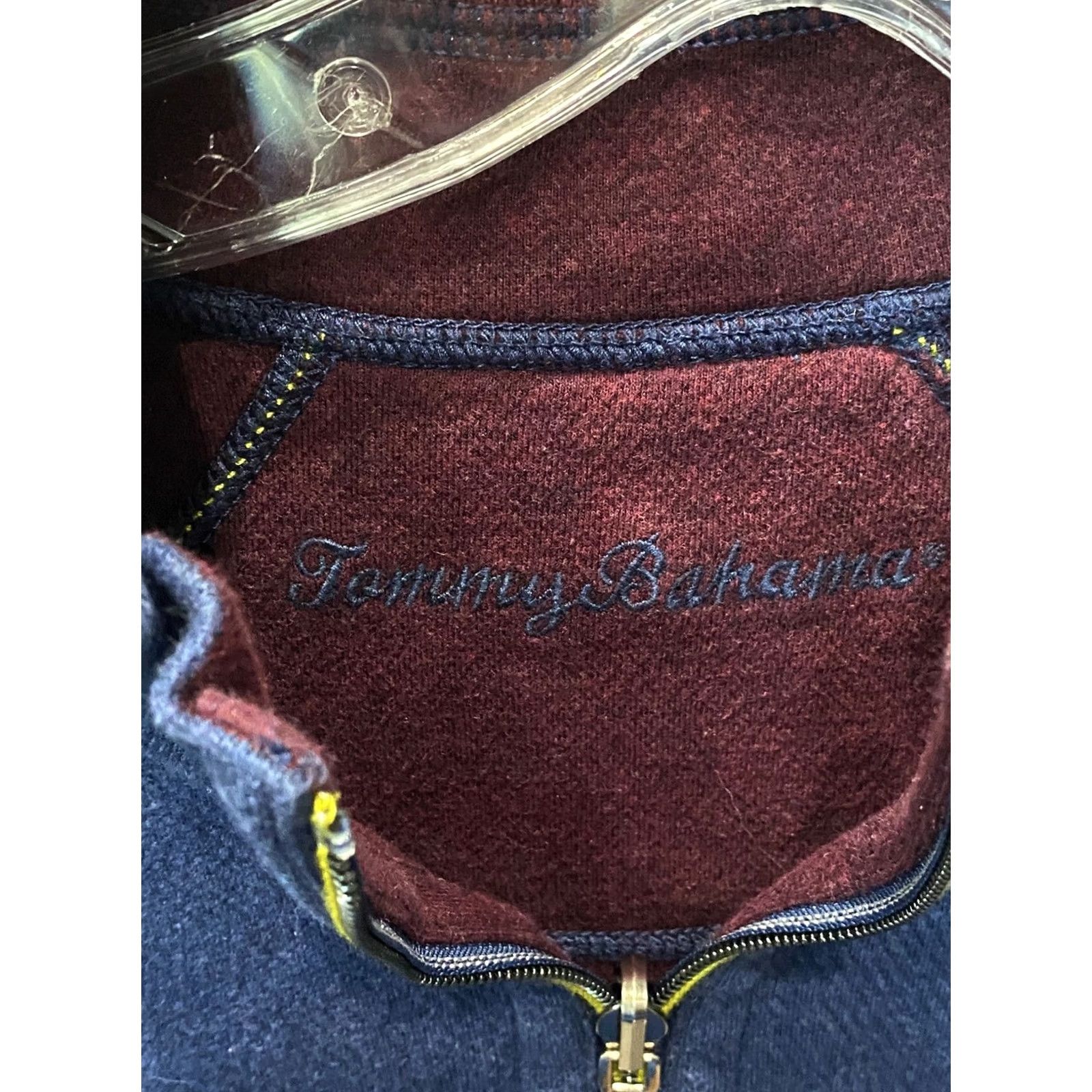 Tommy Bahama Tommy Bahama Sweater Men M Multicolor Reversible Zippered Blue Maroon Medium M Size US M / EU 48-50 / 2 - 6 Thumbnail