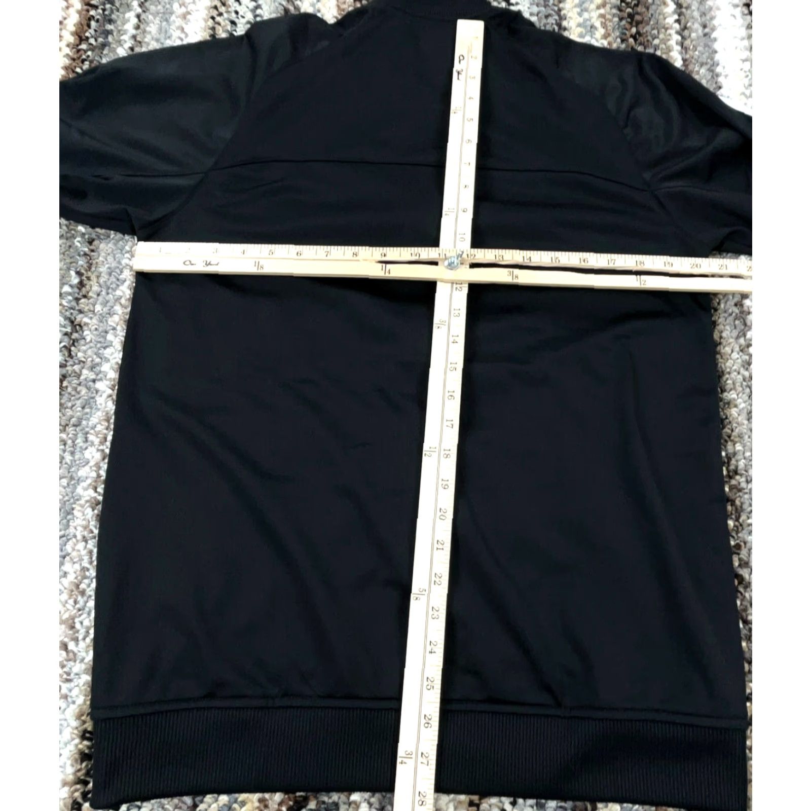 Adidas adidas Jacket Men Medium Black White Track Suit Sweatshirt Full Zip 3 Stripes Size US M / EU 48-50 / 2 - 6 Thumbnail