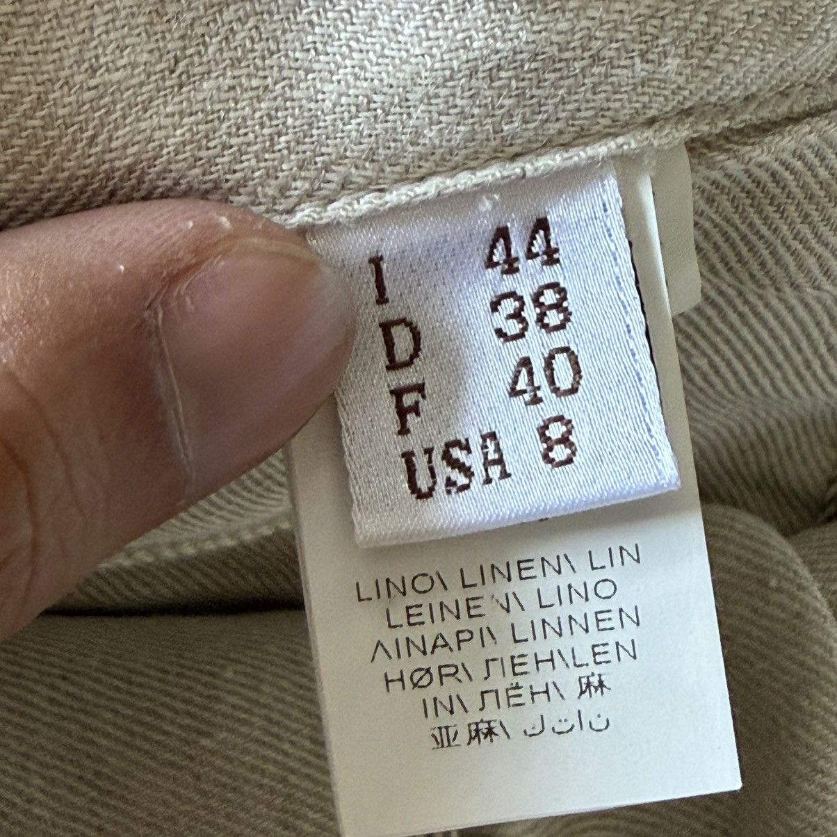 Brunello Cucinelli Brunello Cucinelli - Linen Side Tape Pants Size US 32 / EU 48 - 8 Thumbnail