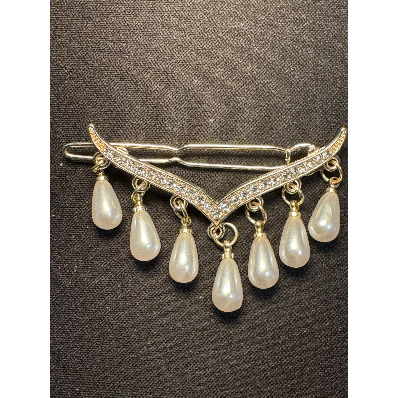Other Faux Pearl Clip Bobby Pin Size ONE SIZE - 2 Thumbnail