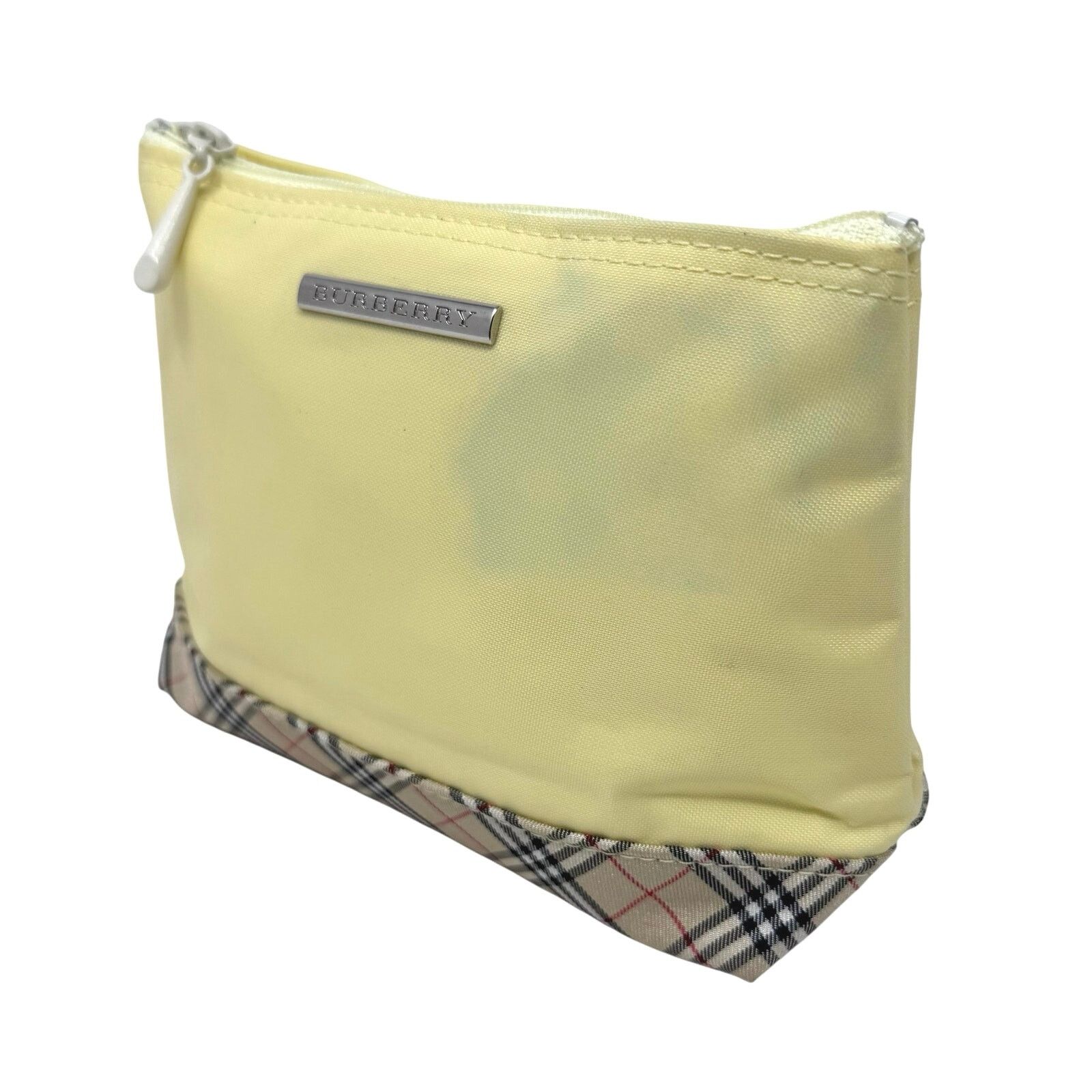 Burberry Burberry Yellow Zipper Pouch Size ONE SIZE - 6 Thumbnail
