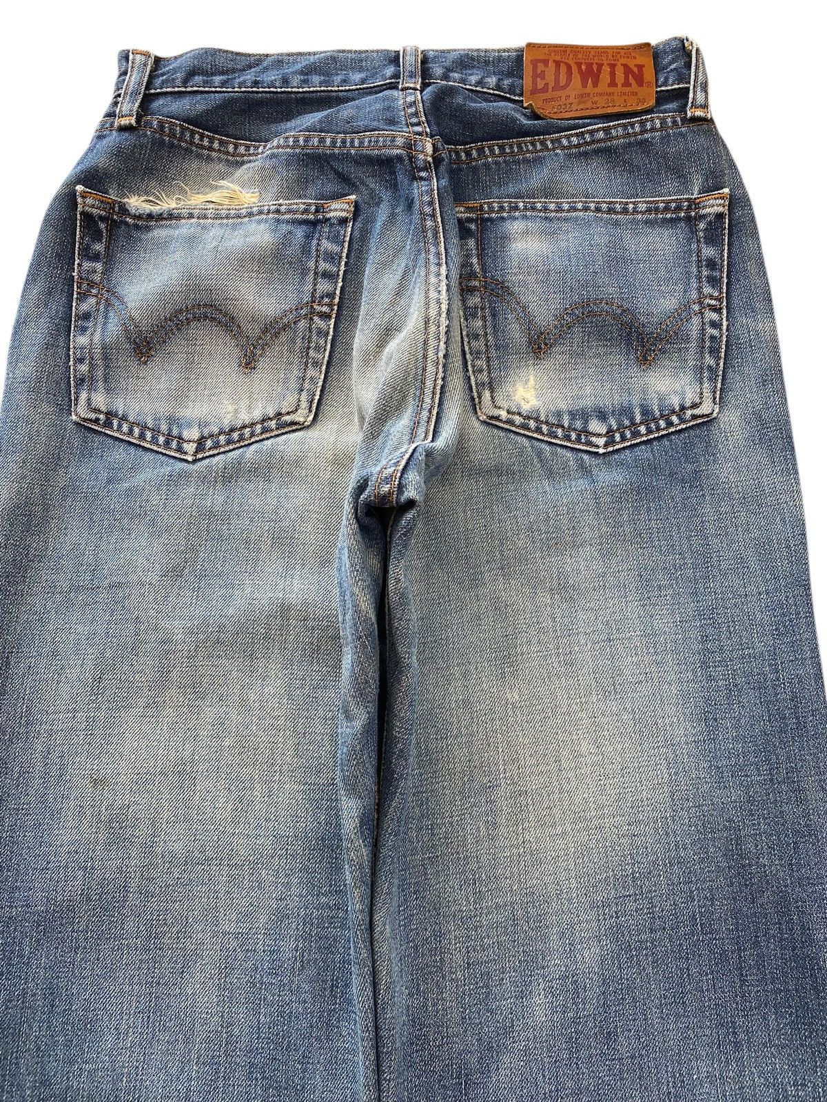 Edwin Edwin 503 Faded Wash Style Regular Leg Jeans Size US 27 - 4 Thumbnail