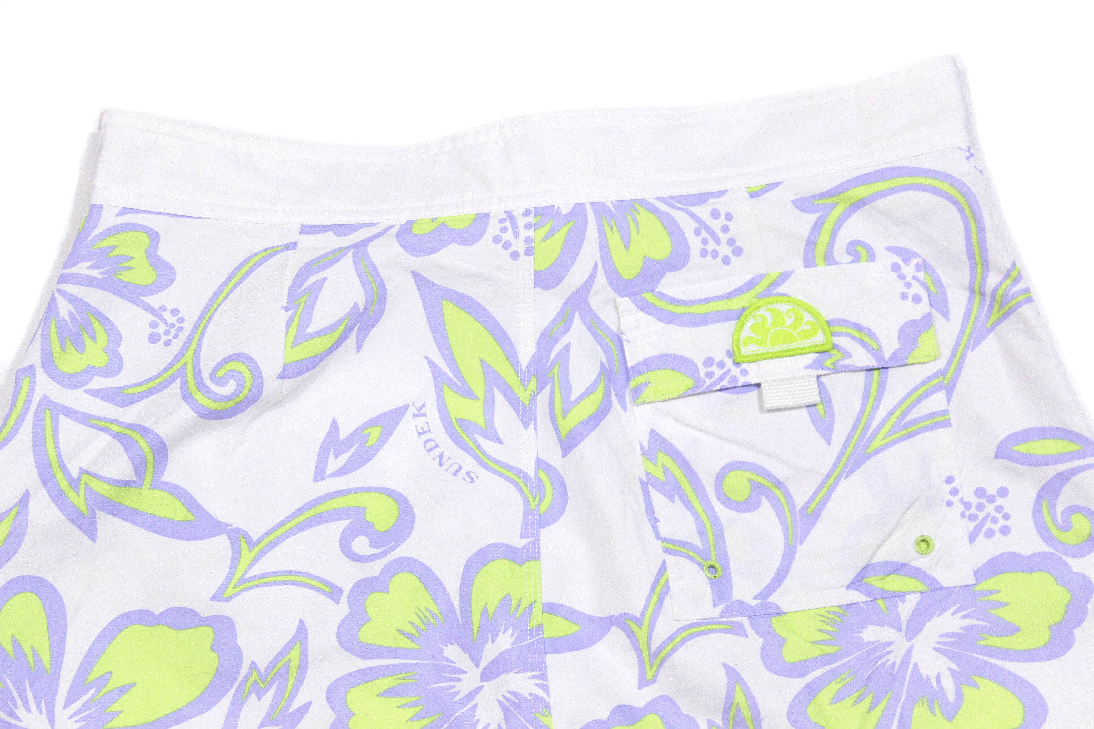 Sundek Surf Flowers Shorts Size US 33 - 4 Thumbnail