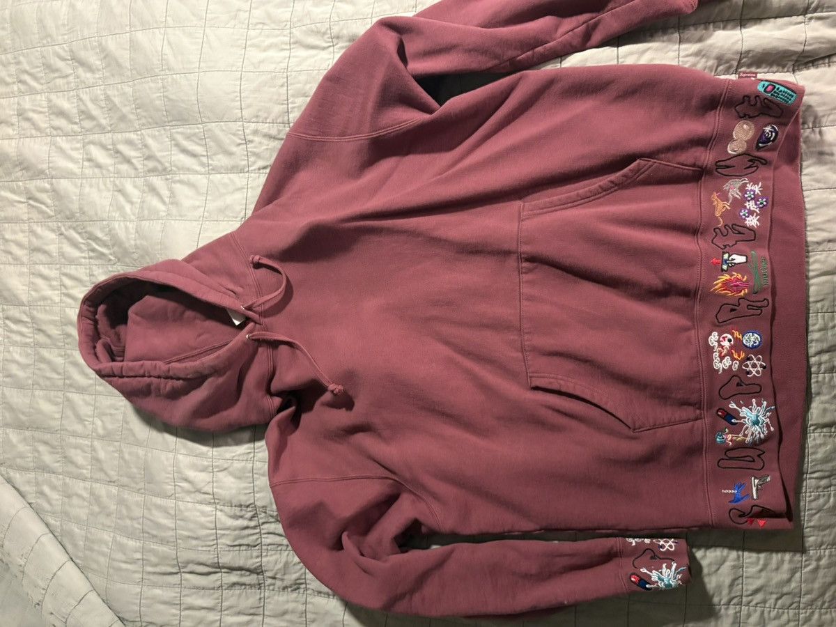 Supreme Supreme AOI XL red hoodie Size US XL / EU 56 / 4 - 1 Thumbnail