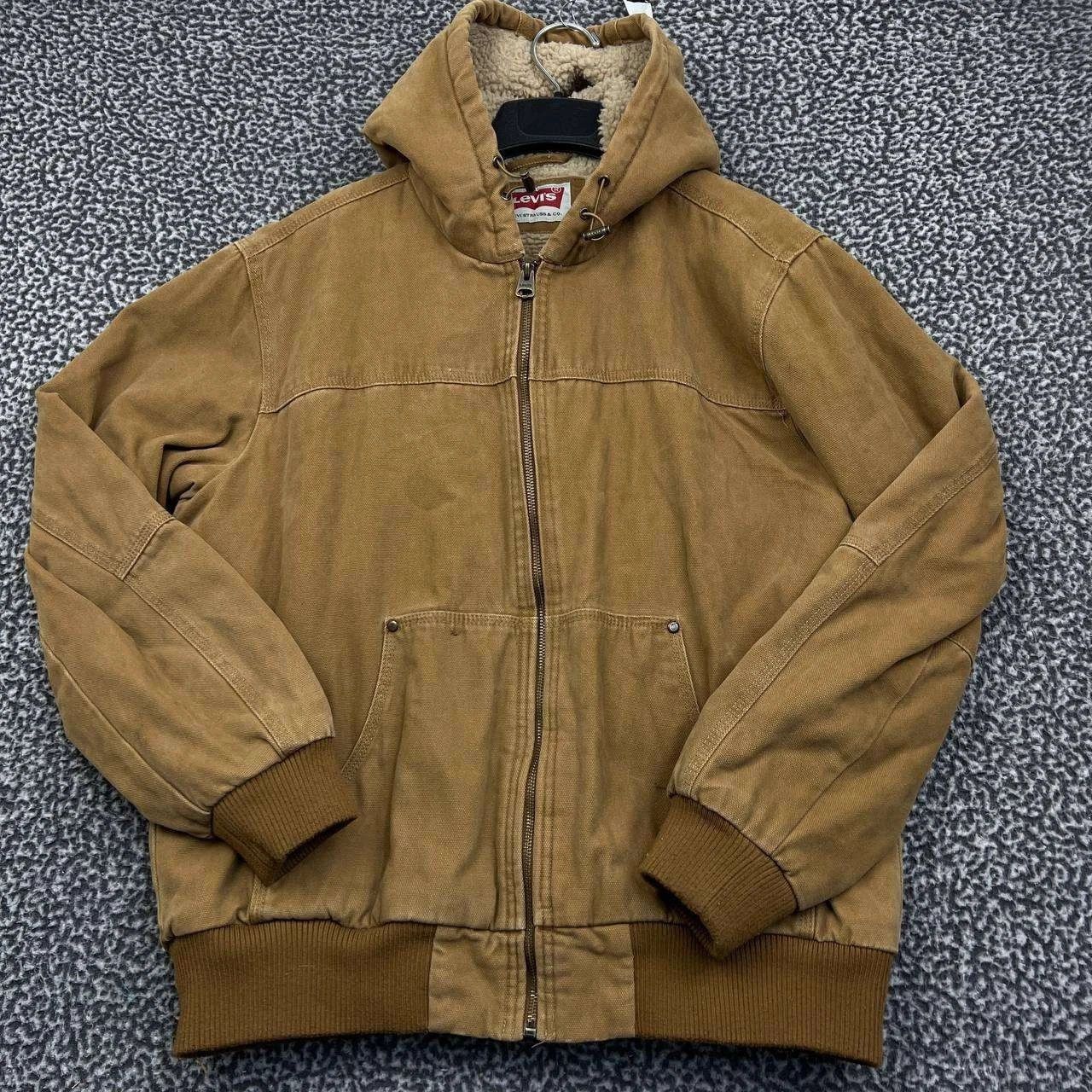 Levi's Levi's Bomber Jacket Sherpa Lined Workwear Hooded Full Zip M Size US M / EU 48-50 / 2 - 1 Thumbnail