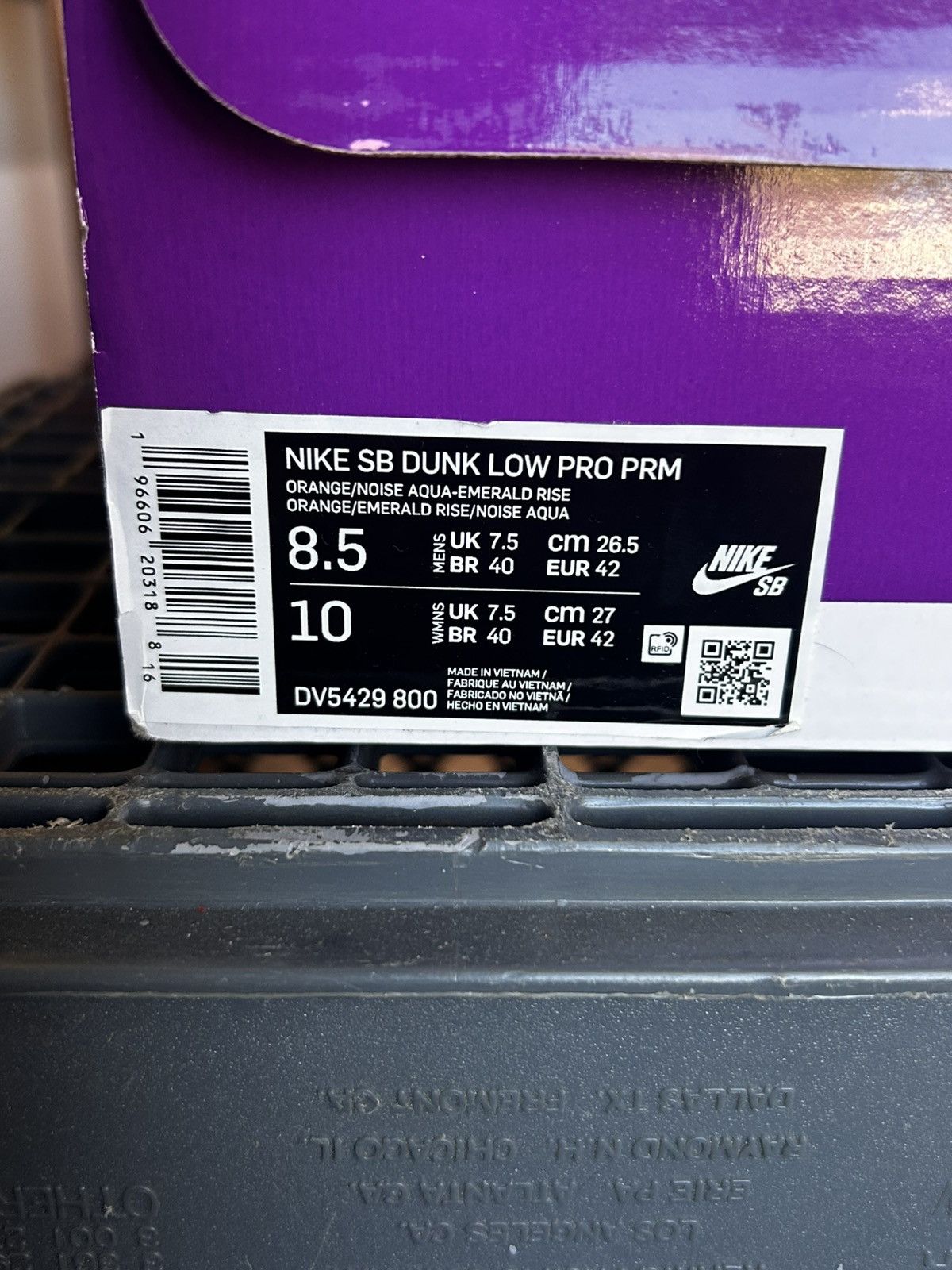 Nike Nike SB orange emerald rise Size US 8.5 / EU 41-42 - 9 Thumbnail