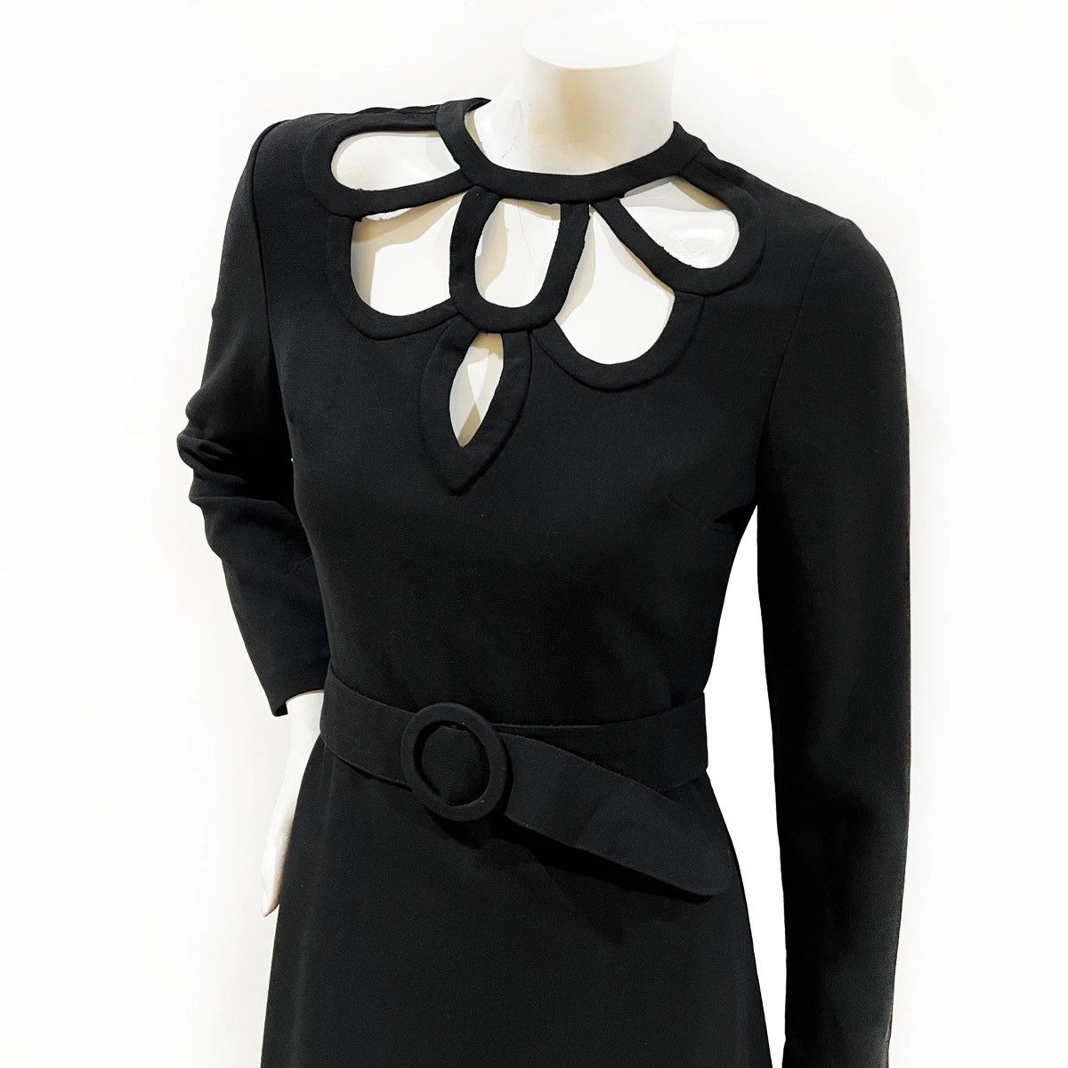 Louis Feraud Vintage Louis Feraud Cut Out Dress 1974 Size M / US 6-8 / IT 42-44 - 3 Thumbnail