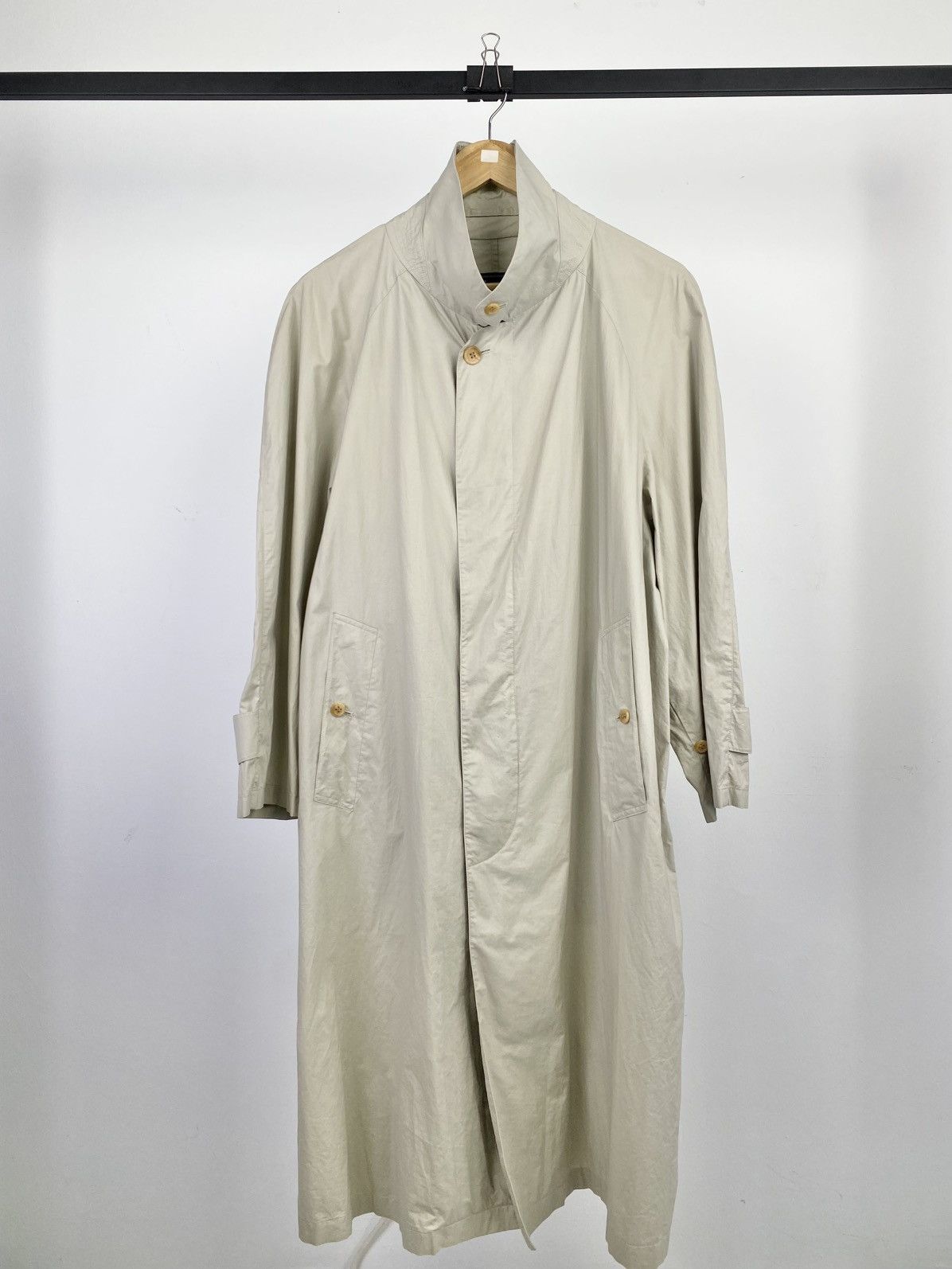 Burberry Vintage 90's Burberrys' Long Trenchcoat Size US L / EU 52-54 / 3 - 1 Thumbnail