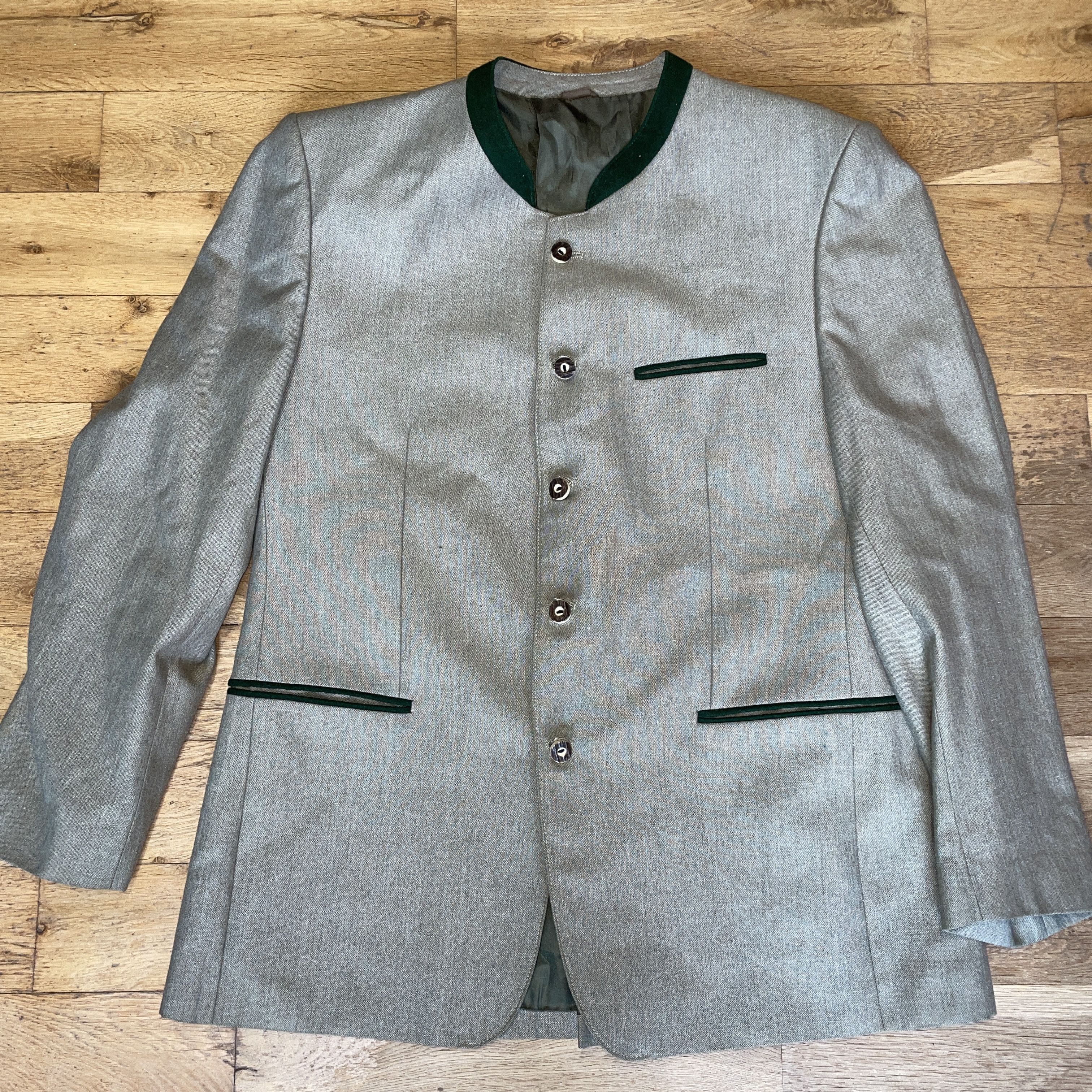 Vintage Trachten Men's Bavarian Vintage Hunting Jacket Size Xl Size 54R - 1 Thumbnail