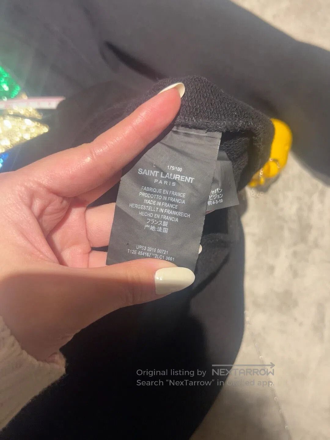 Saint Laurent Paris Saint Laurent Black Hoodie Size L. Size US L / EU 52-54 / 3 - 3 Thumbnail
