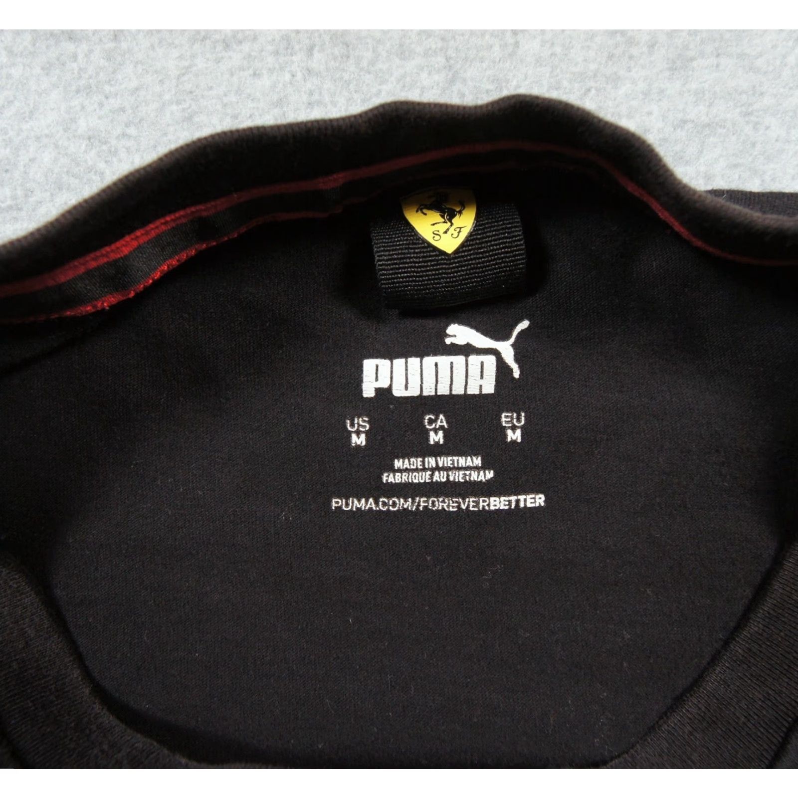 Puma Puma Ferarri Shirt Mens Medium Black Car Graphic Tee F1 Racing Short Sleeve Size US M / EU 48-50 / 2 - 5 Thumbnail