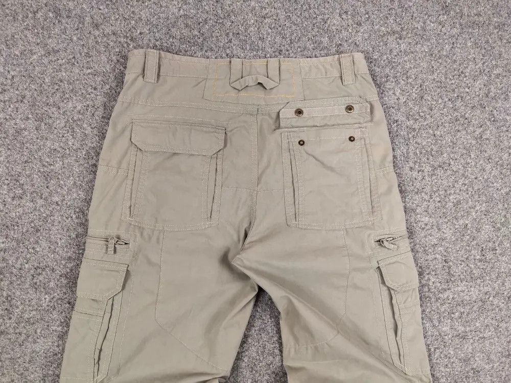 Japanese Brand Vintage 90's Cargo Pants Travis Scott Japan Zip Pocket Size US 34 / EU 50 - 6 Thumbnail