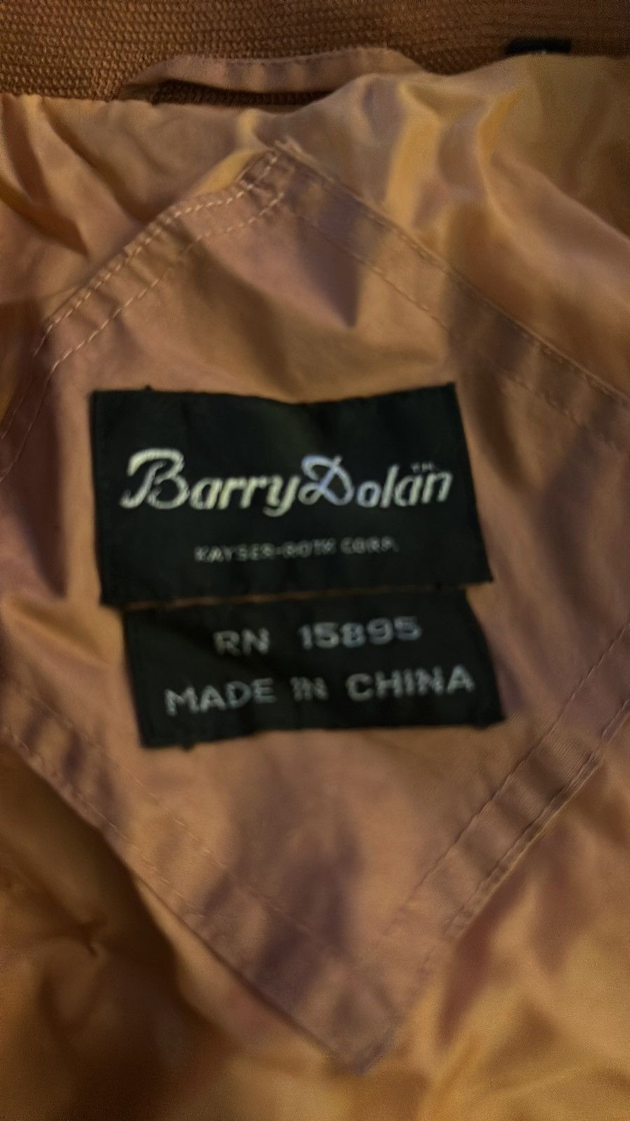 Vintage Vintage 80’s Barry Dolan Burnt Orange Jacket. XL. Size US XL / EU 56 / 4 - 2 Thumbnail