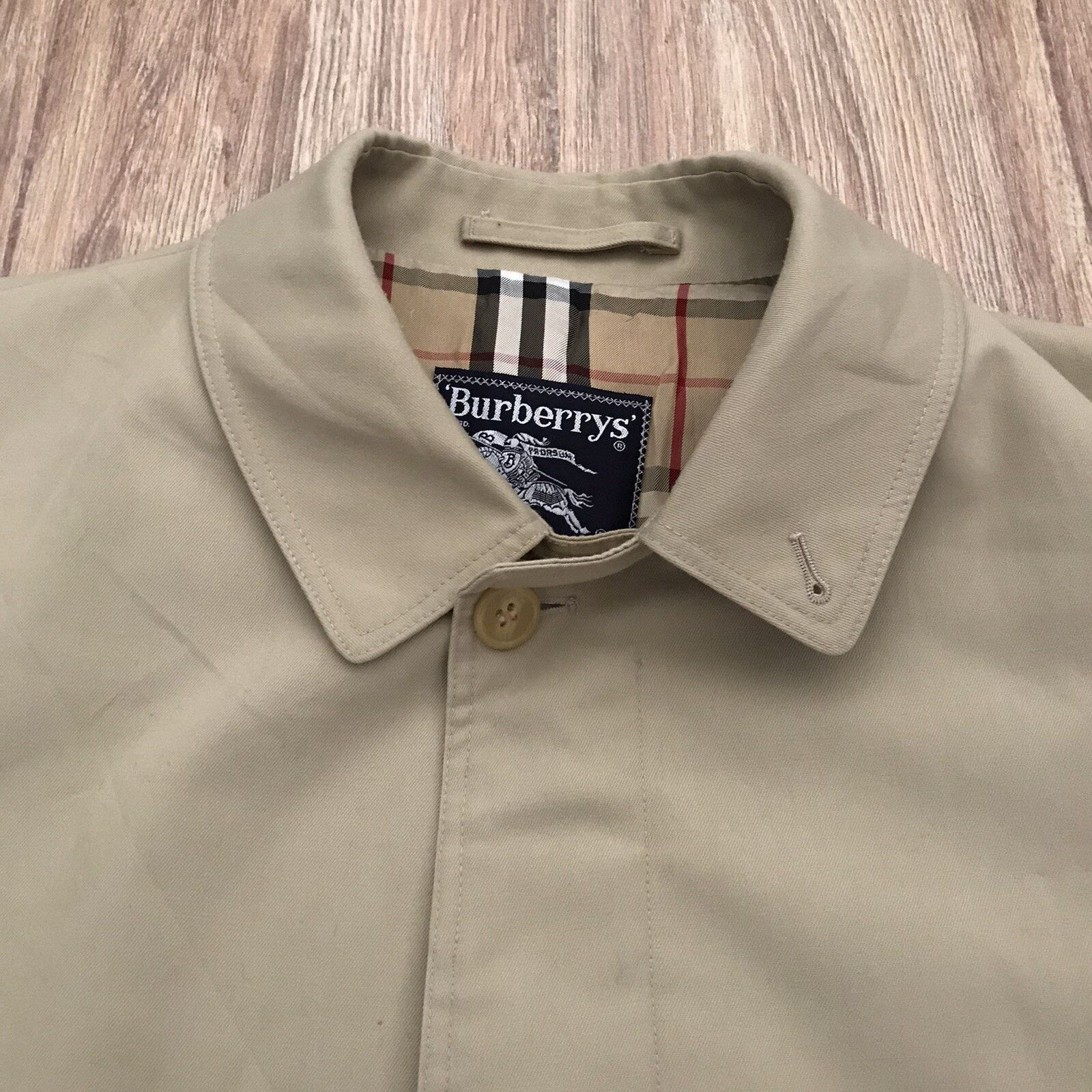Burberry vintage Burberry's Trench Coat jacket Nova Check overcoat Size US XL / EU 56 / 4 - 3 Thumbnail