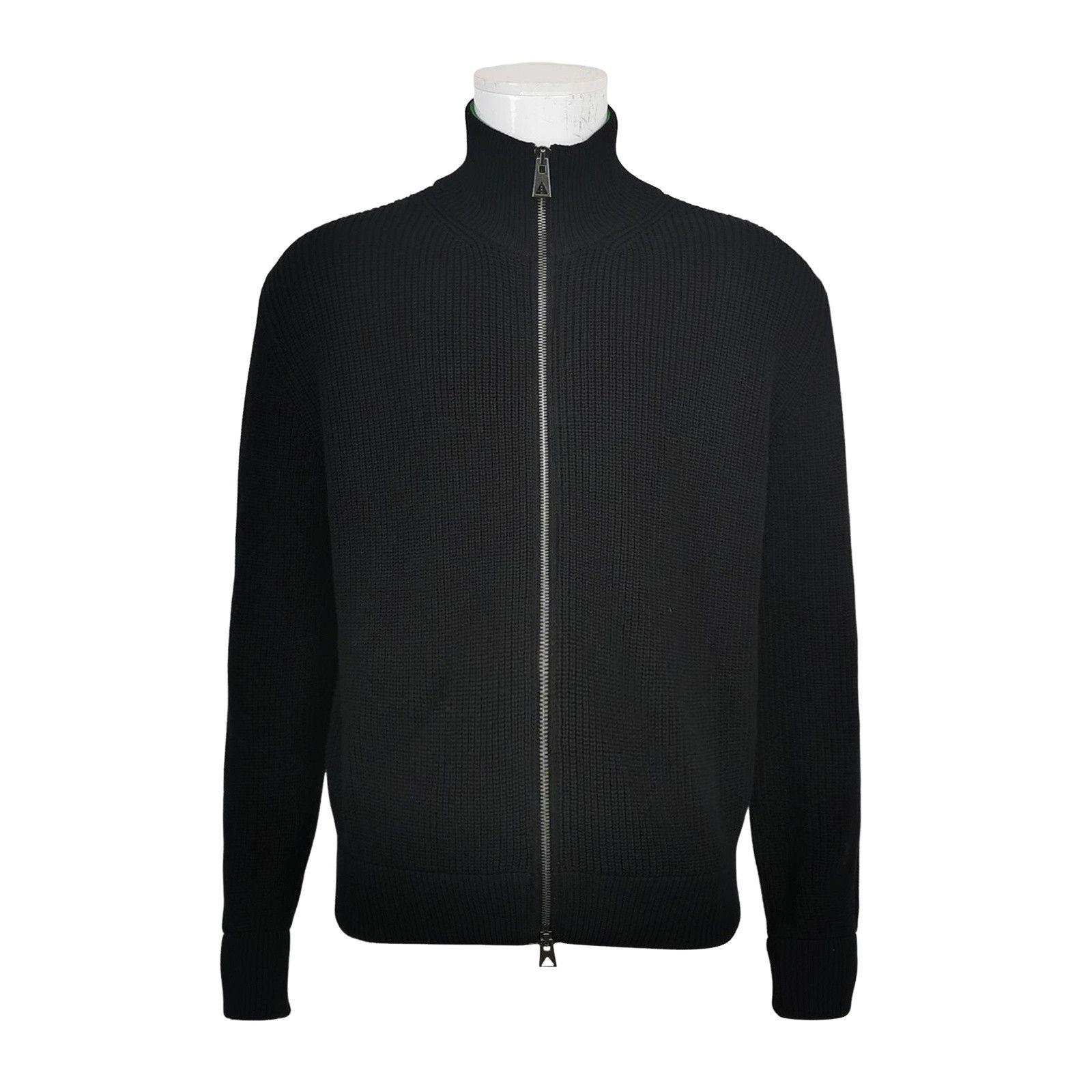 Bottega Veneta Bottega Veneta Ribbed Knit Zip-Up Sweater Size S Size US S / EU 44-46 / 1 - 1 Thumbnail
