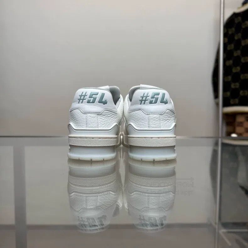 Louis Vuitton Louis Vuitton Trainer white cement shoes Size US 5 / EU 37 - 4 Thumbnail