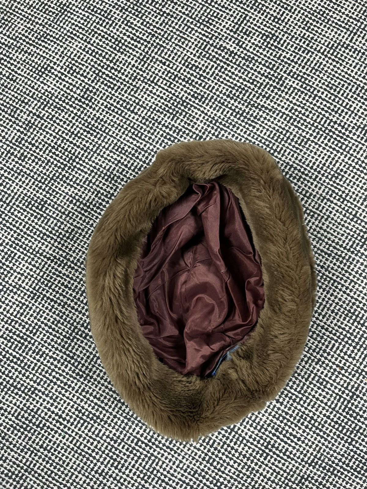 Vintage ➕ faux fur babushka style fuzzy hat Size ONE SIZE - 4 Thumbnail