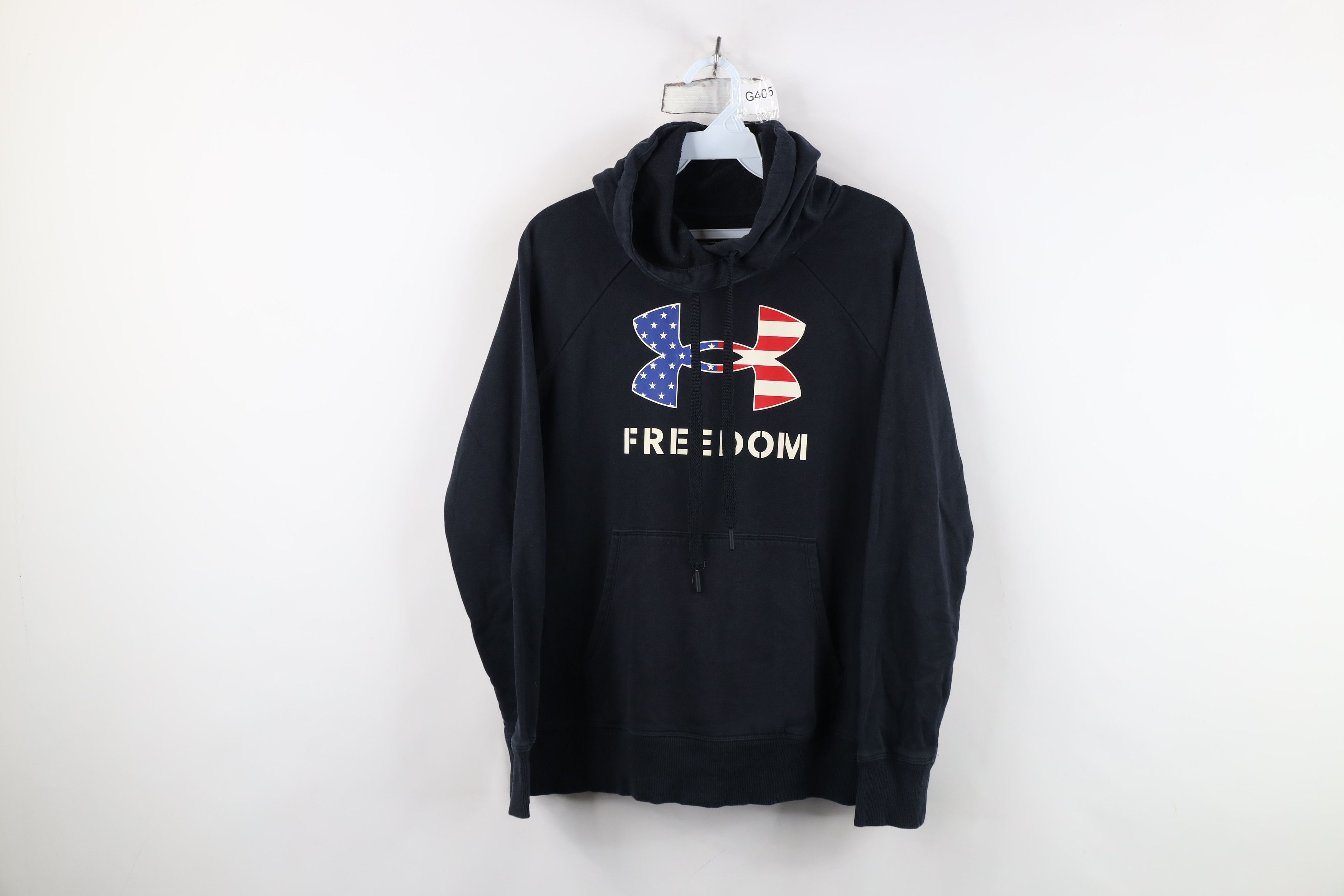 Under Armour Under Armour Spell Big Logo Freedom USA Flag Hoodie Black Size S / US 4 / IT 40 - 1 Thumbnail