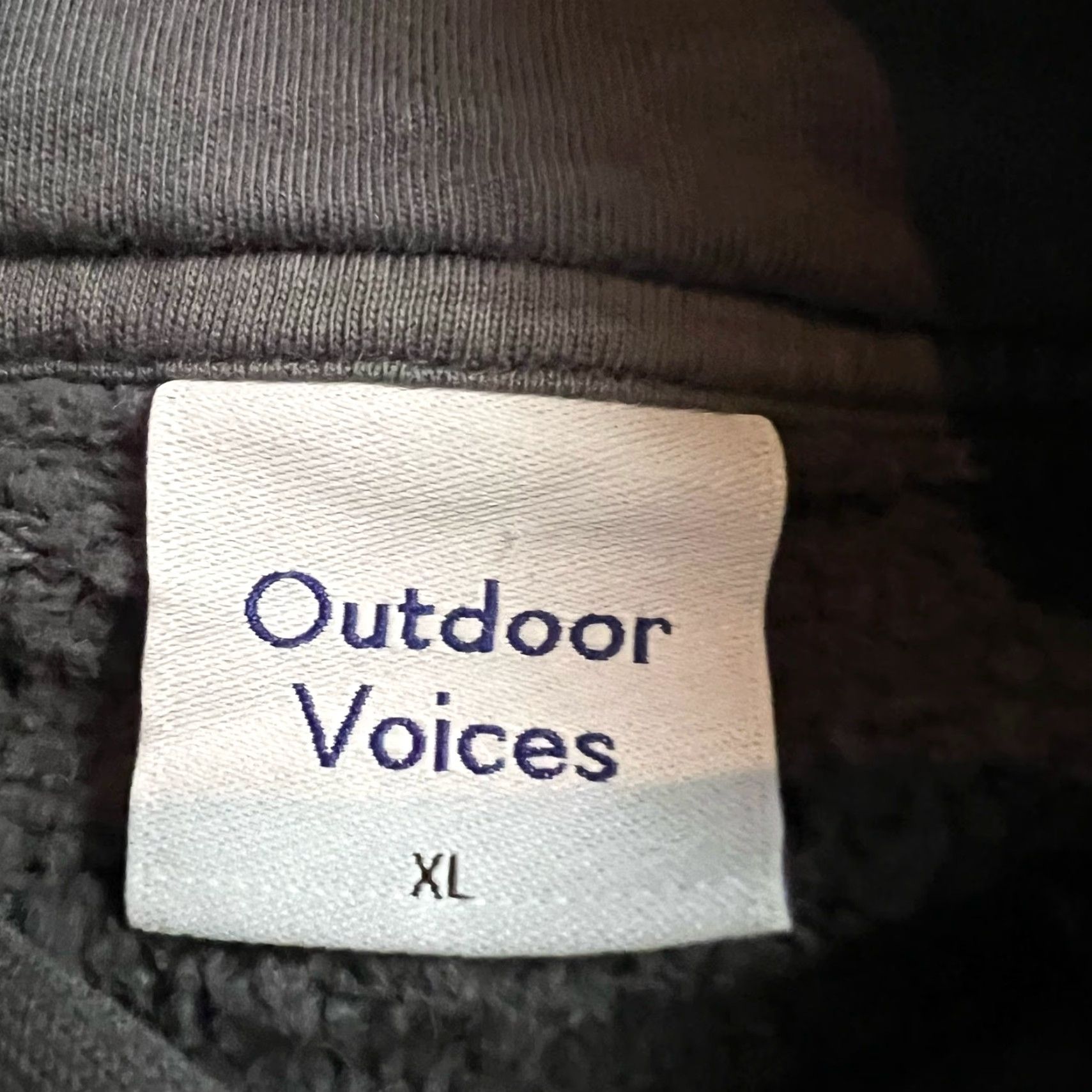 Outdoor Voices Outdoor Voices Hoodie Womens XL Gray Sweatshirt Crop Heavyweight Pullover Size XL / US 12-14 / IT 48-50 - 7 Thumbnail