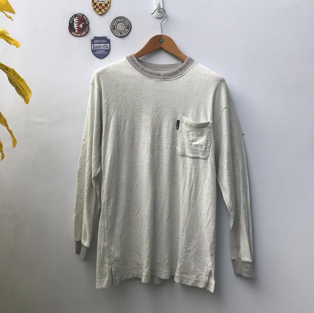 Designer × Pierre Balmain Pierre Balmain Round neck lined Font Crew Neck Size Large Size US L / EU 52-54 / 3 - 6 Thumbnail
