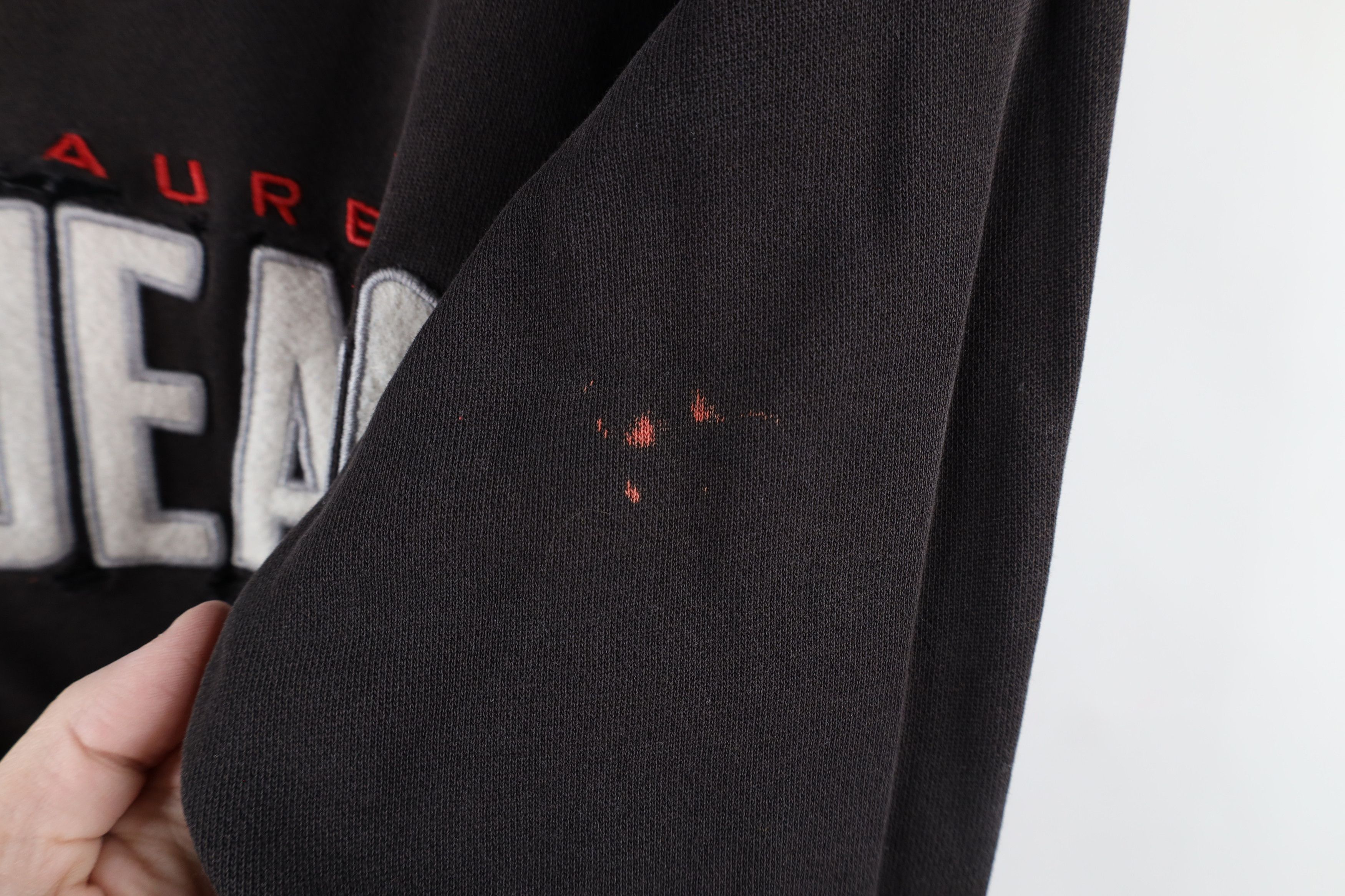 Polo Ralph Lauren Vintage 90s Ralph Lauren Spell Out Crewneck Sweatshirt Black Size US L / EU 52-54 / 3 - 4 Thumbnail
