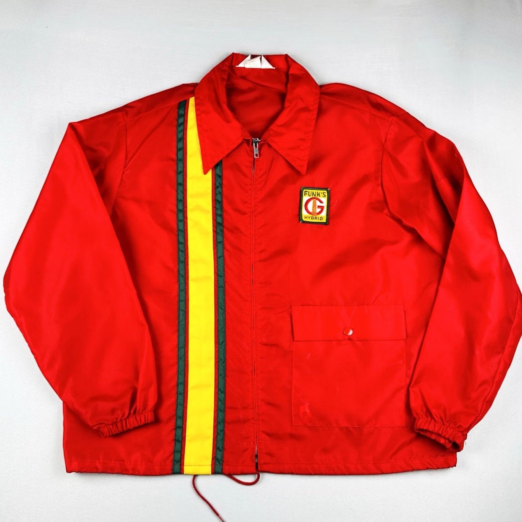 Vintage VINTAGE Swingster Racing Jacket Mens L Red Nylon 70s Famus? (Oops) Size US L / EU 52-54 / 3 - 2 Thumbnail