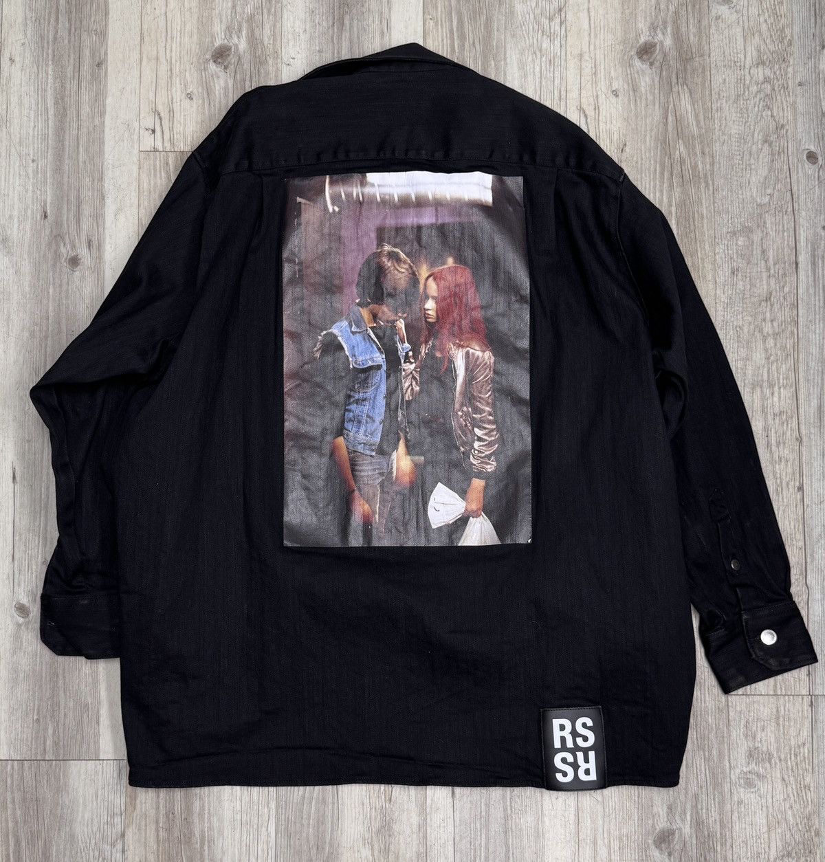 RAF SIMONS 20ss denim car coat 48 値下げ可 Raf Simons Raf Simons 20SS purple denim lab coat | Grailed