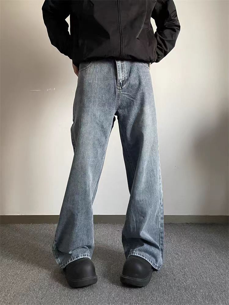 Japanese Brand × Jean Vintage wide leg loose fit straight leg jeans Size US 34 / EU 50 - 2 Thumbnail