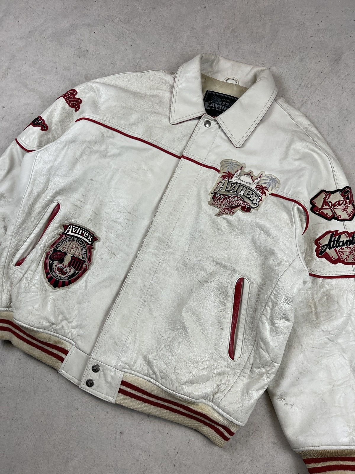 Avirex 1990s Avirex “Let it Ride” 1st Casino Tour Jacket Size US XXL / EU 58 / 5 - 3 Thumbnail
