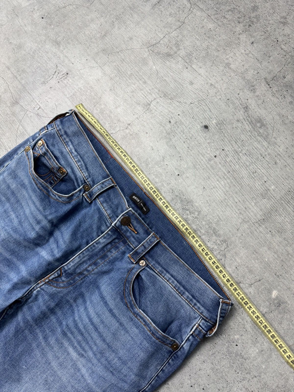 Vintage True Religion Jeans Baggy Distressed Made In USA 00’s Rap Size US 36 / EU 52 - 9 Thumbnail